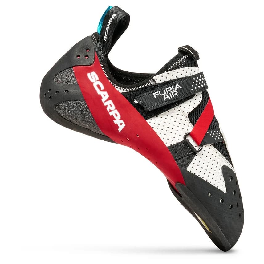 Обувки с велкро Scarpa Furia Air Climbing shoes - Ice / Red