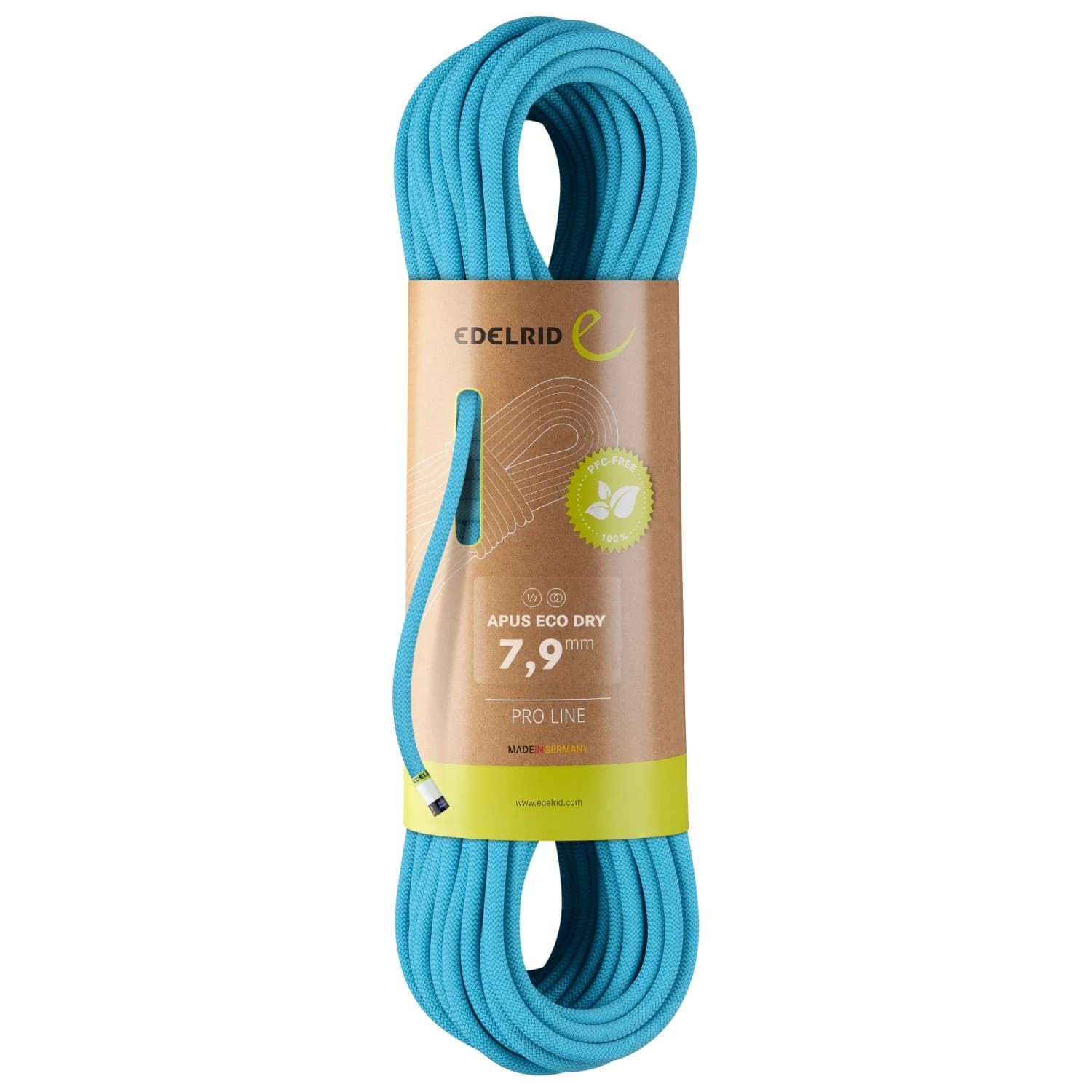 Полувъже Edelrid Apus Eco Dry 7,9 Half rope - Icemint