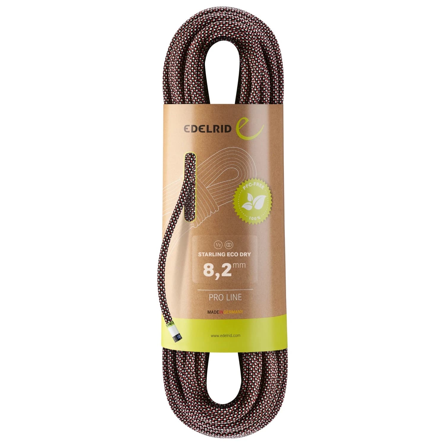 Полувъже Edelrid Starling Eco Dry 8,2 Half rope - Night
