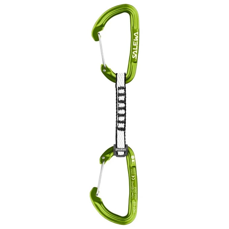 Експрес (Quickdraw) Salewa Express Set Dyn Hot G3 Wire/Wire Quickdraw - Fluo Green