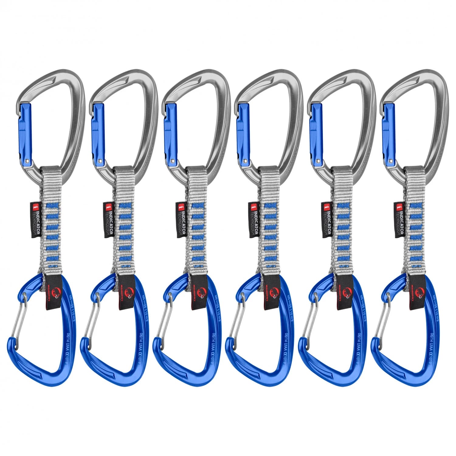 Експрес (Quickdraw) Mammut Crag Keylock Wire Quickdraws - Silver / Ultramarin