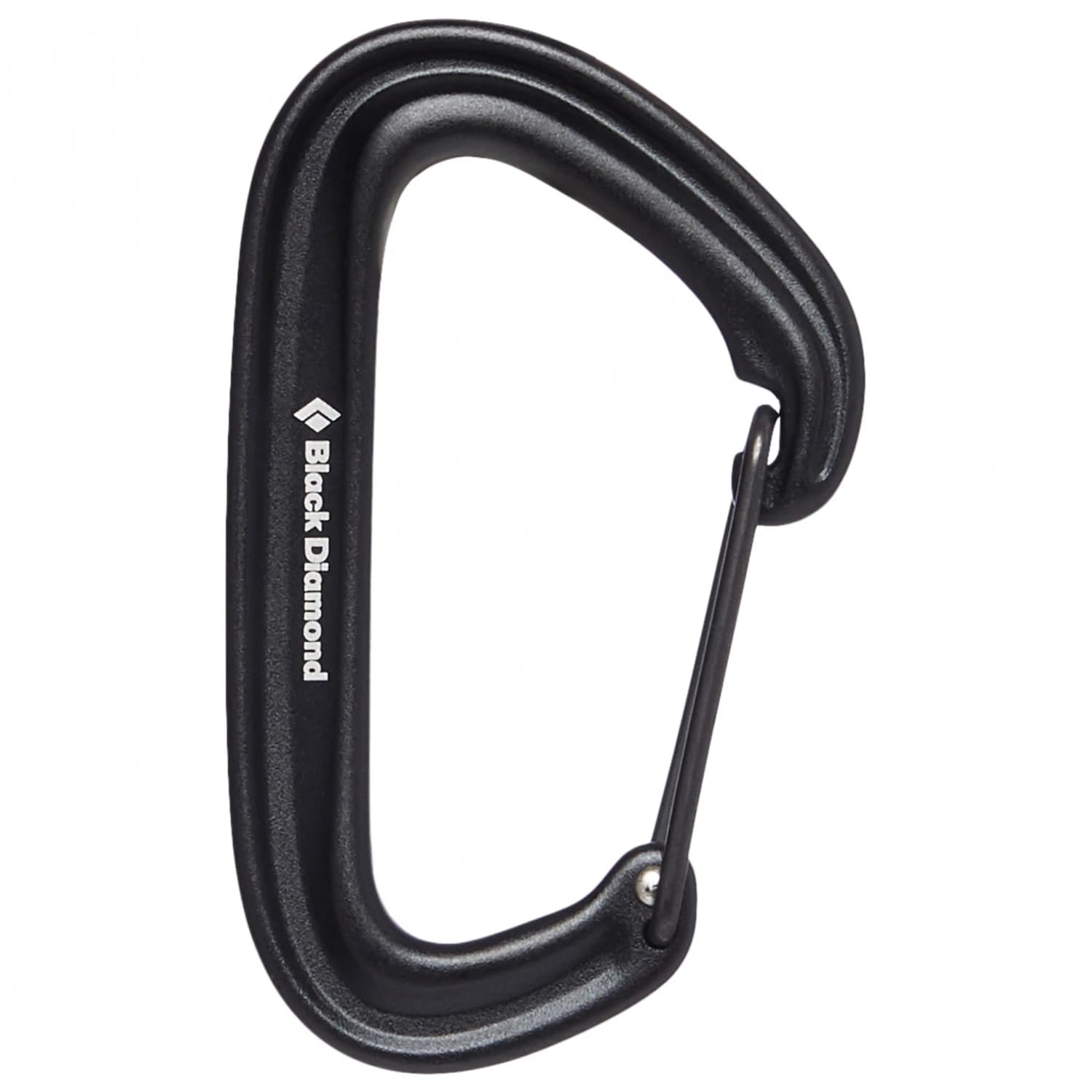 Карабинер с щифт Black diamond Litewire Carabiner Snapgate carabiner - Black