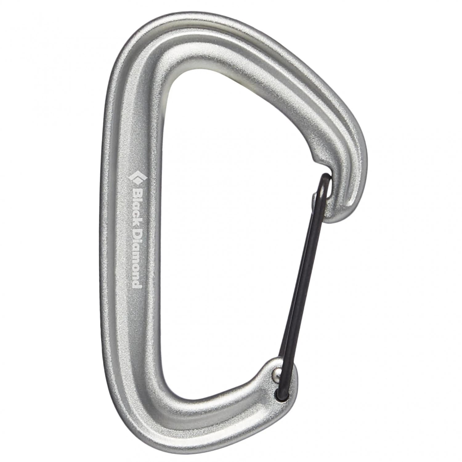 Карабинер с щифт Black diamond Litewire Carabiner Snapgate carabiner - Gray