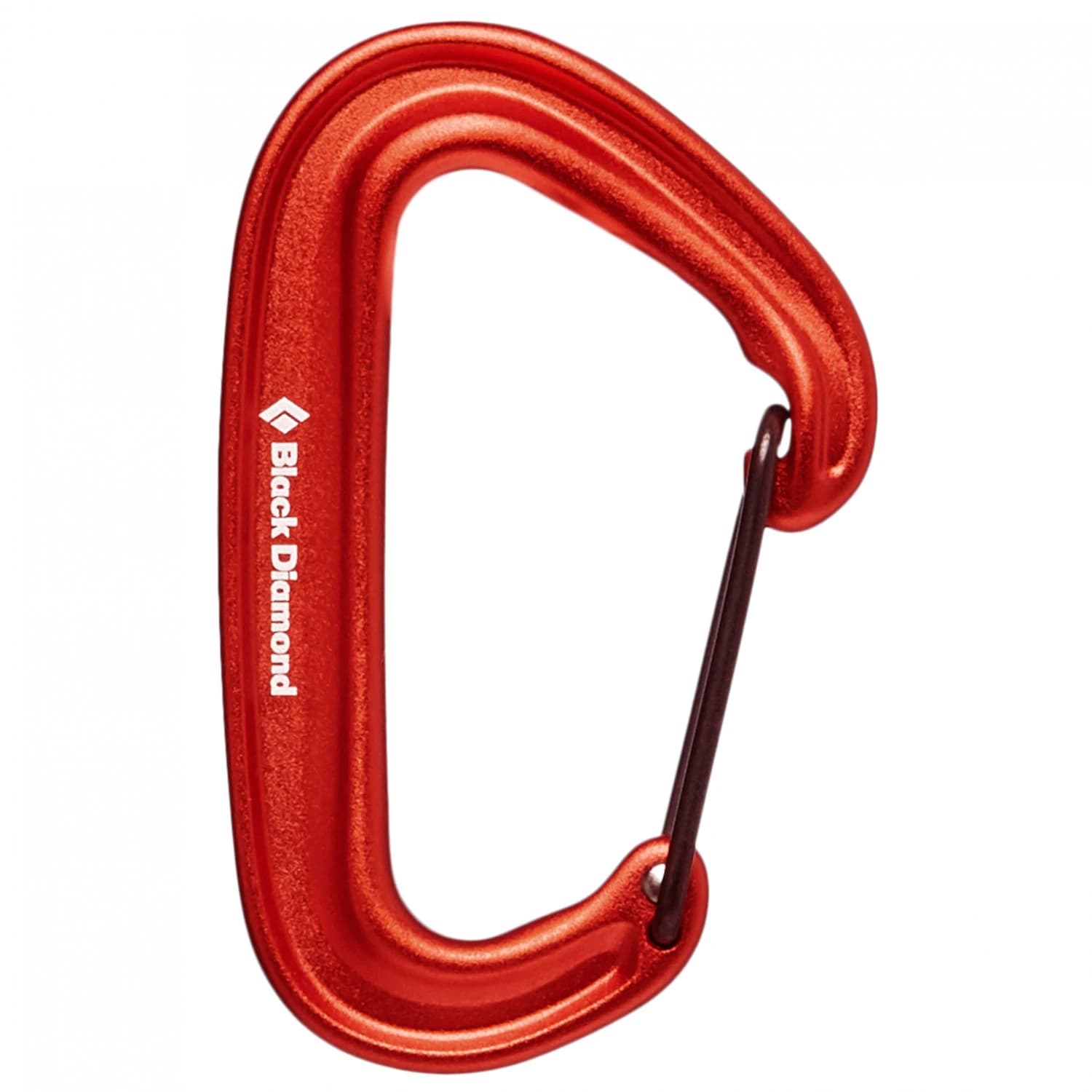 Карабинер с щифт Black diamond Miniwire Carabiner Snapgate carabiner - Red