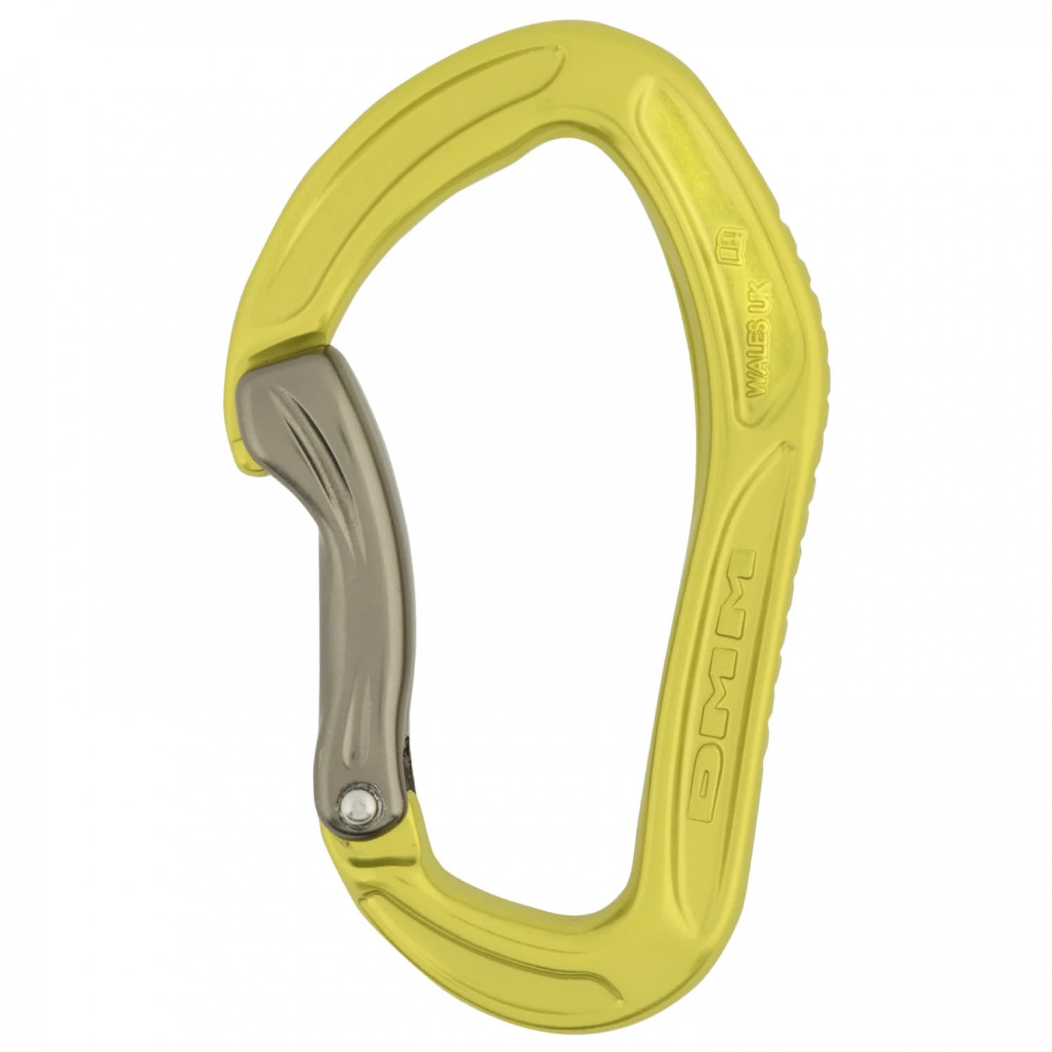 Карабинер с щифт Dmm Alpha Sport Bent Gate Snapgate carabiner - Lime / Titanium