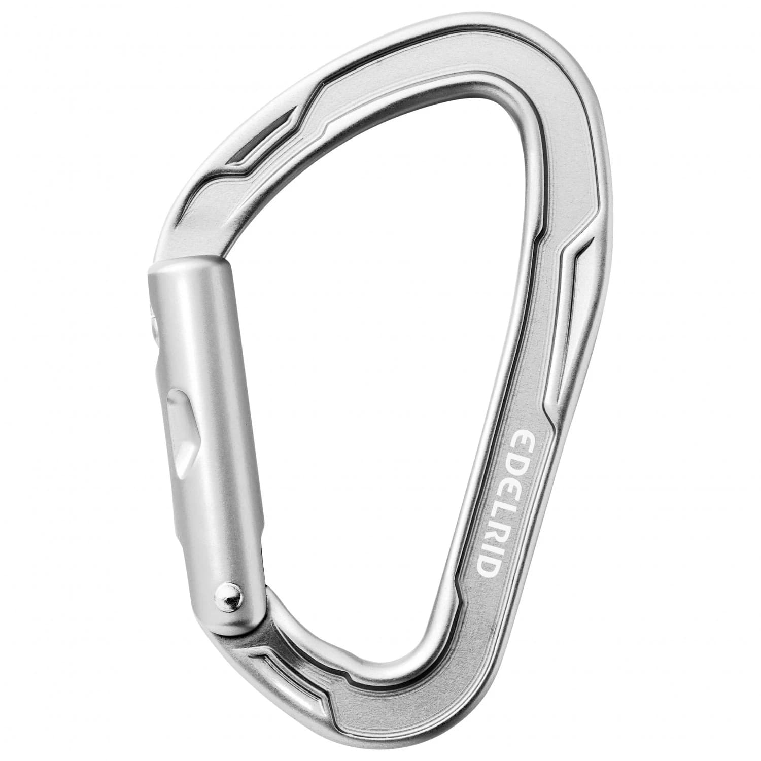 Карабинер с щифт Edelrid Mission Straight Snapgate carabiner - Silver