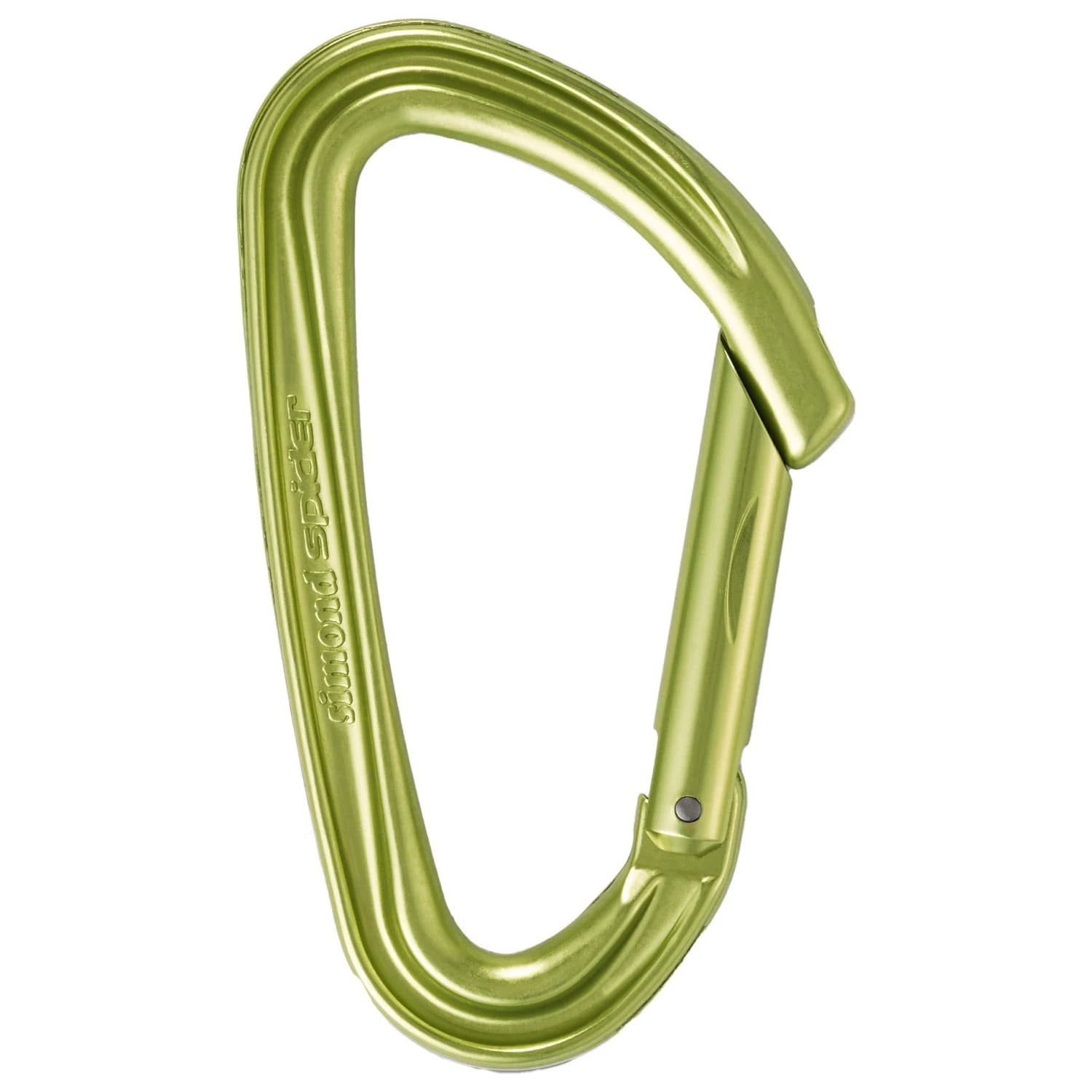 Карабинер с щифт Simond Carabiner Spider Straight Snapgate carabiner - Green