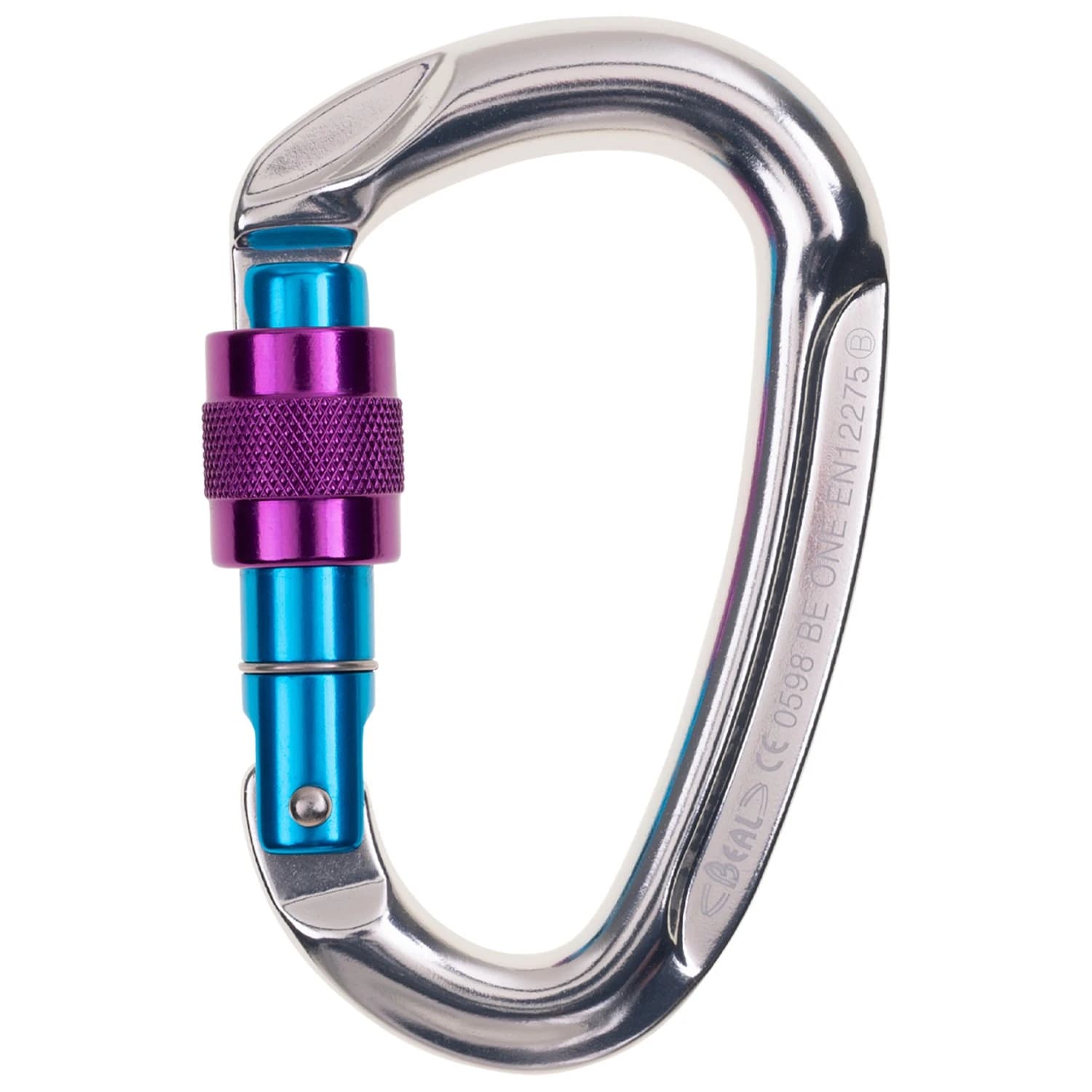 Винтов карабинер Beal Be One Screw Screwgate carabiner - Fuchsia
