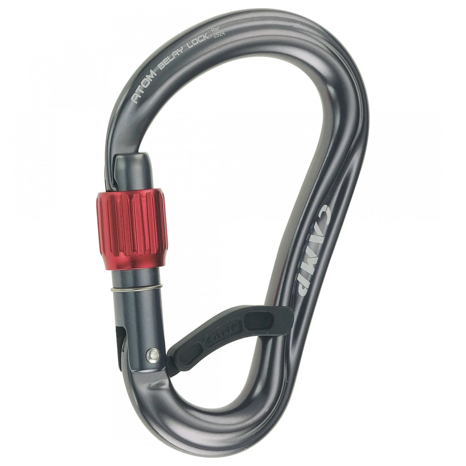 HMS карабинер C.A.M.P. Atom Belay Lock HMS carabiner - Gun Metal