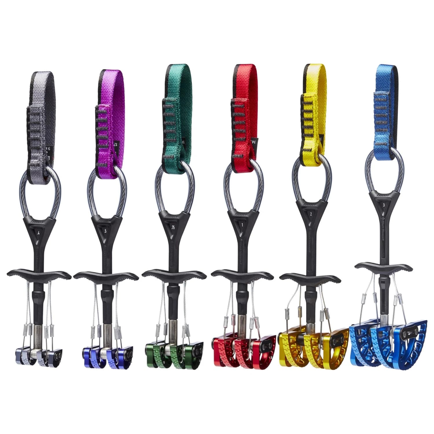 Комплект Black diamond C4 Cam Set 0.4-3 Cam - Multicolor