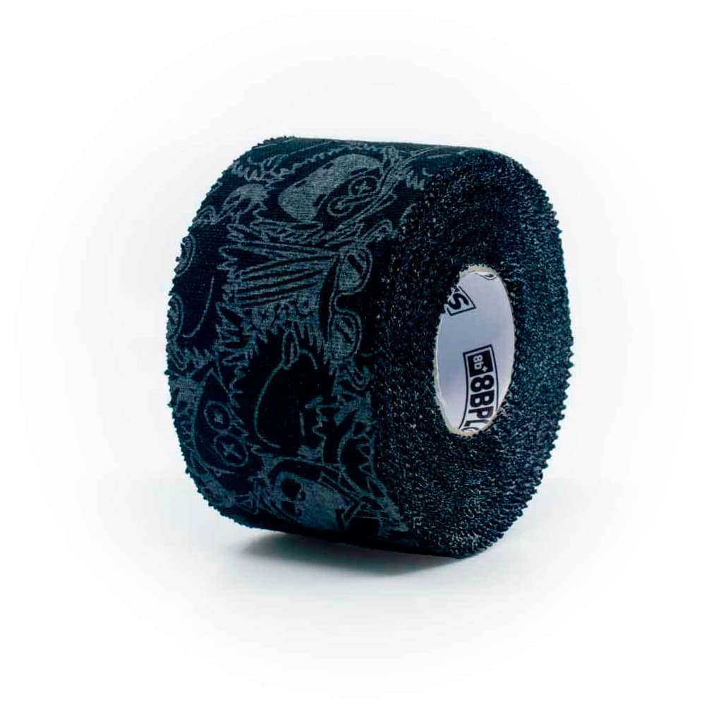 Тейп за пръсти 8bplus Fingertape Tape - Black Tape / White Print
