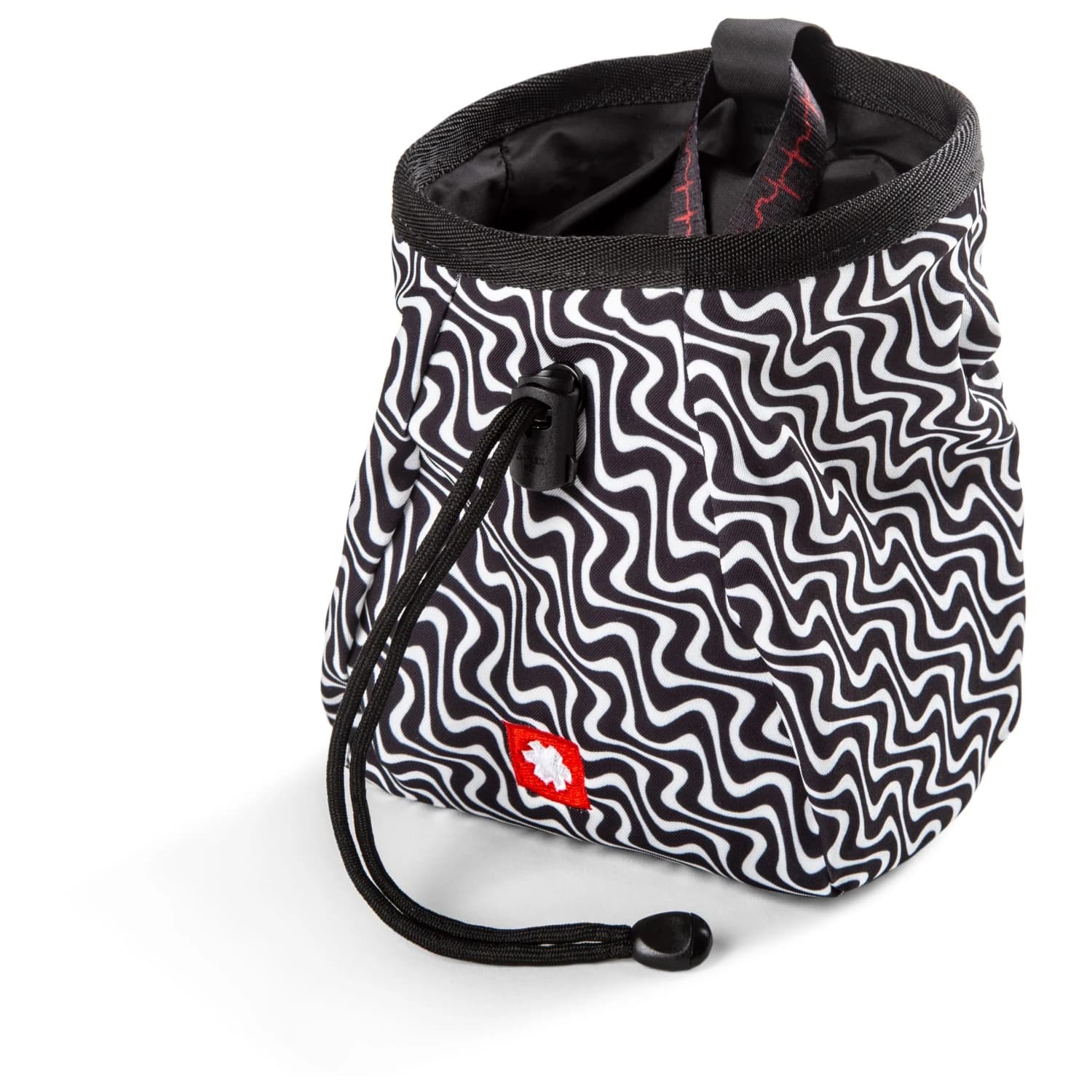 Торбичка за магнезий Ocun Lucky + Belt Chalk bag - Lines Black