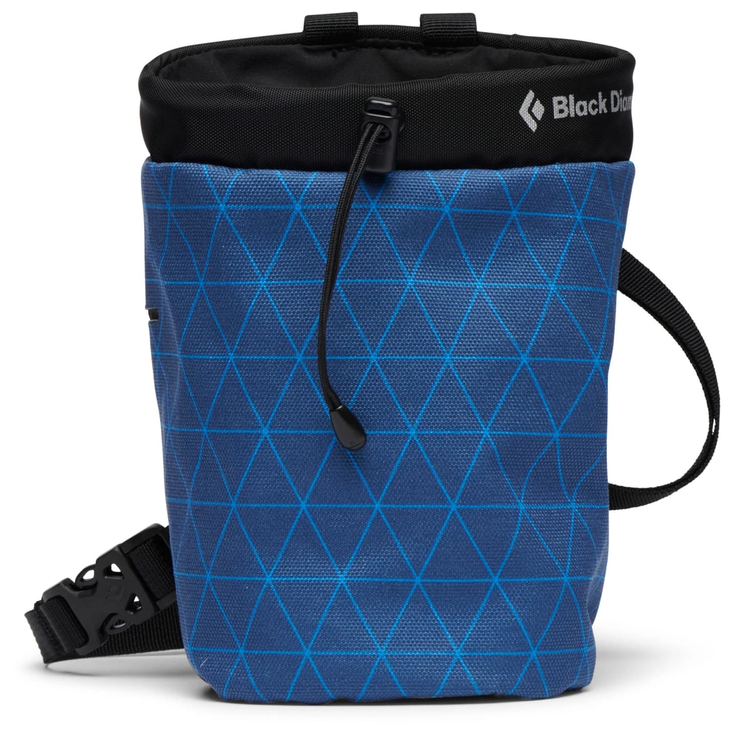 Торбичка за магнезий Black diamond Gym Chalk bag - Ultra Blue Triangle