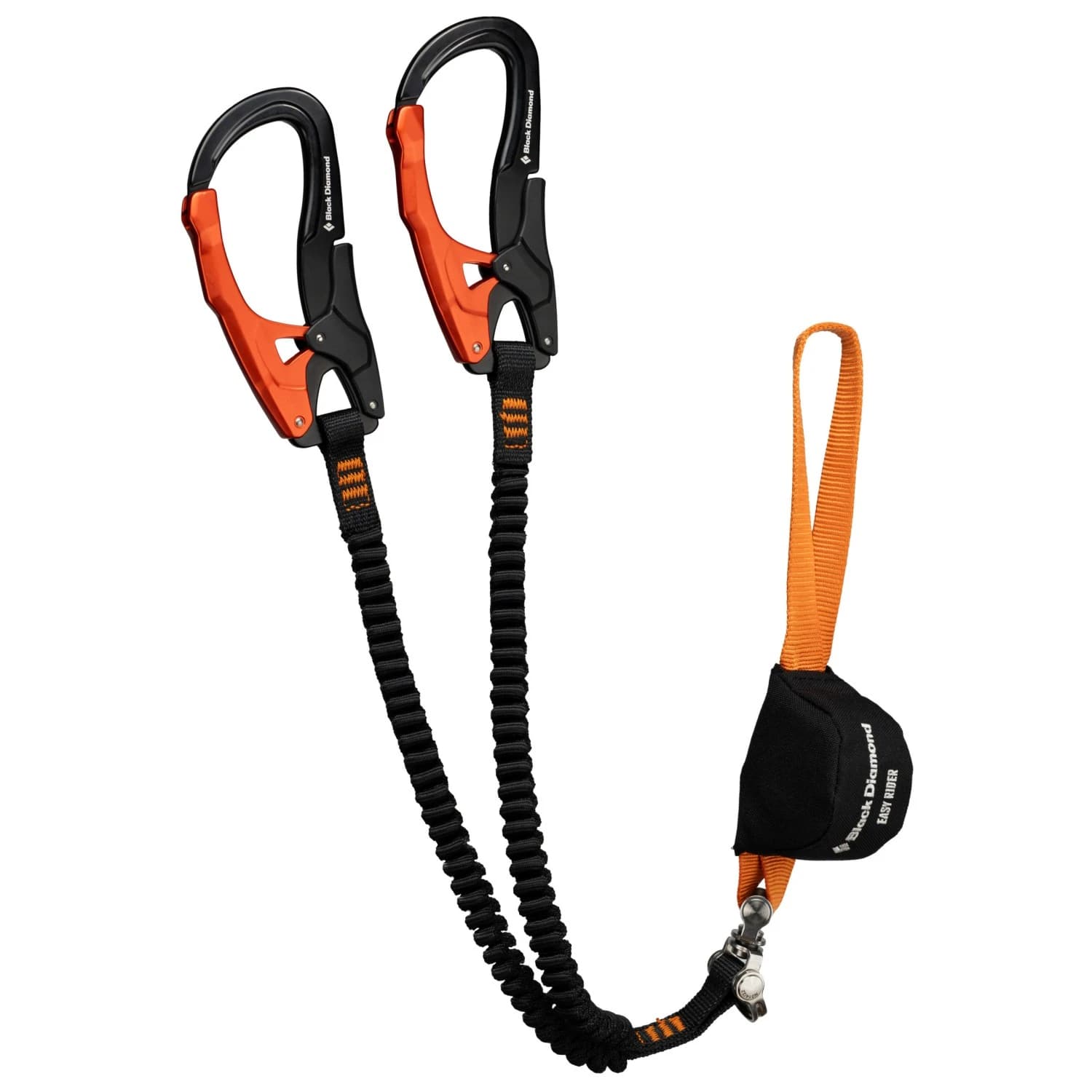 Комплект за виа ферата Black diamond Easy Rider Via Ferrata Set - Black / Orange