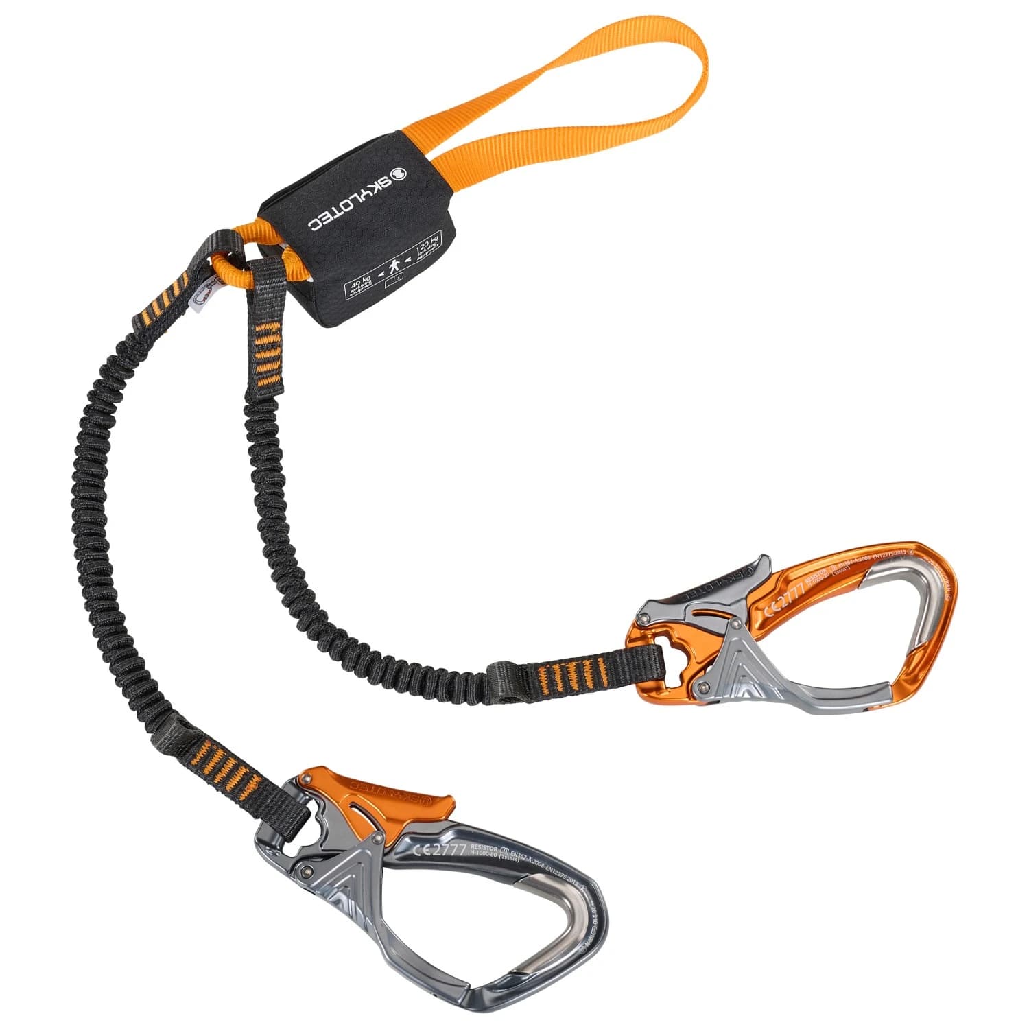 Комплект за виа ферата Skylotec Santner Via ferrata set - Black / Orange