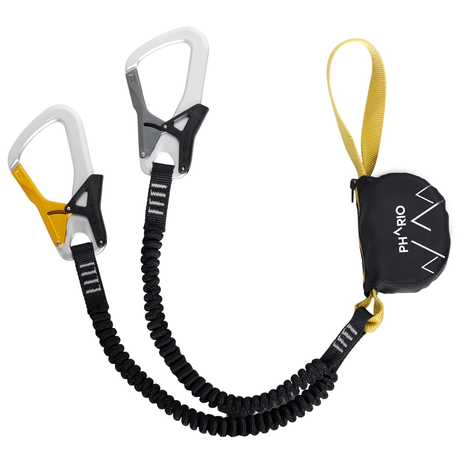 Комплект за виа ферата Singing rock Phario Palm Via ferrata set - Black / Yellow