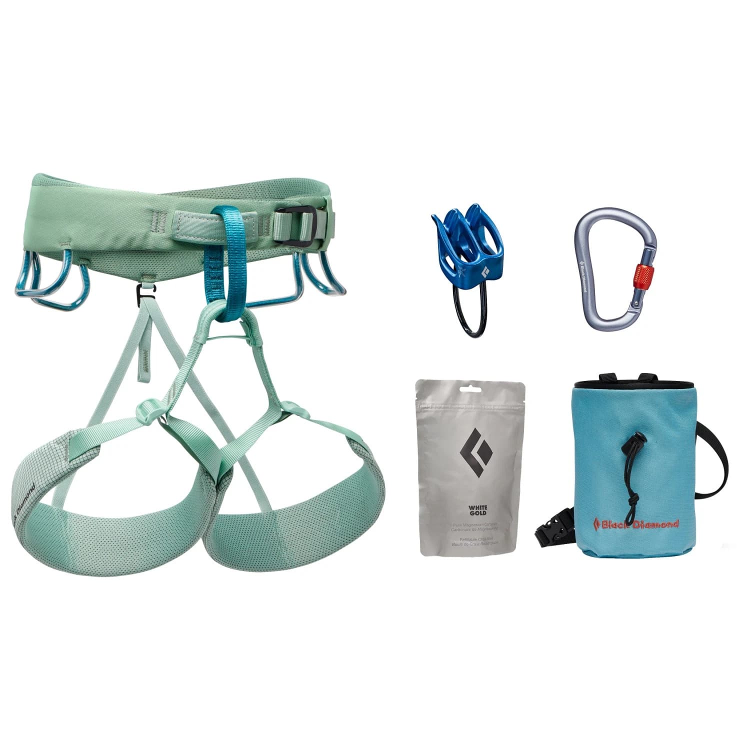 Комплект за катерене Black Diamond Women's Momentum Harness Package Climbing set - No Color