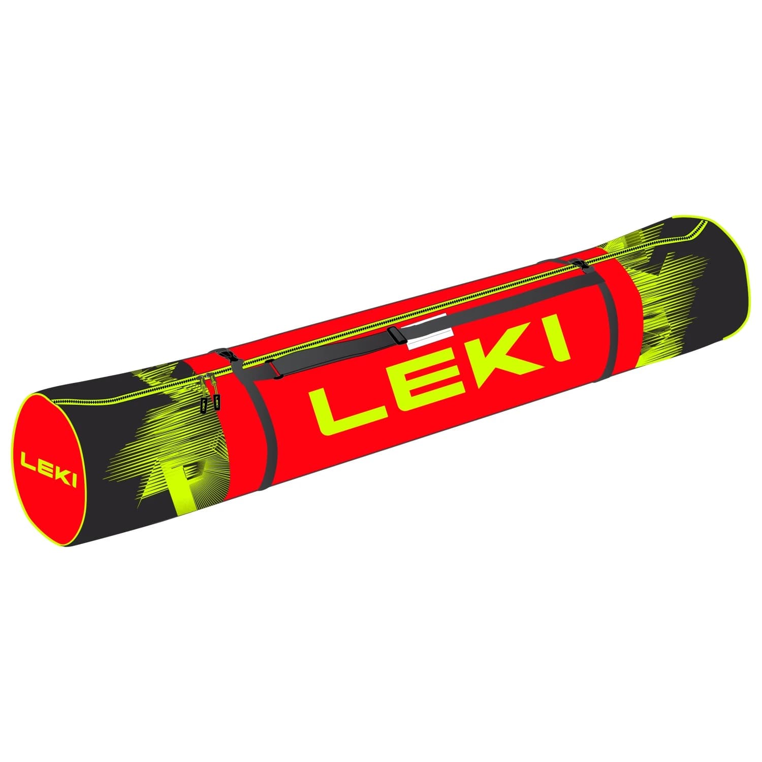 Чанта за ски обувки Leki Alpine Ski Bag Ski bag - Black / Neon Yellow / Bright Red