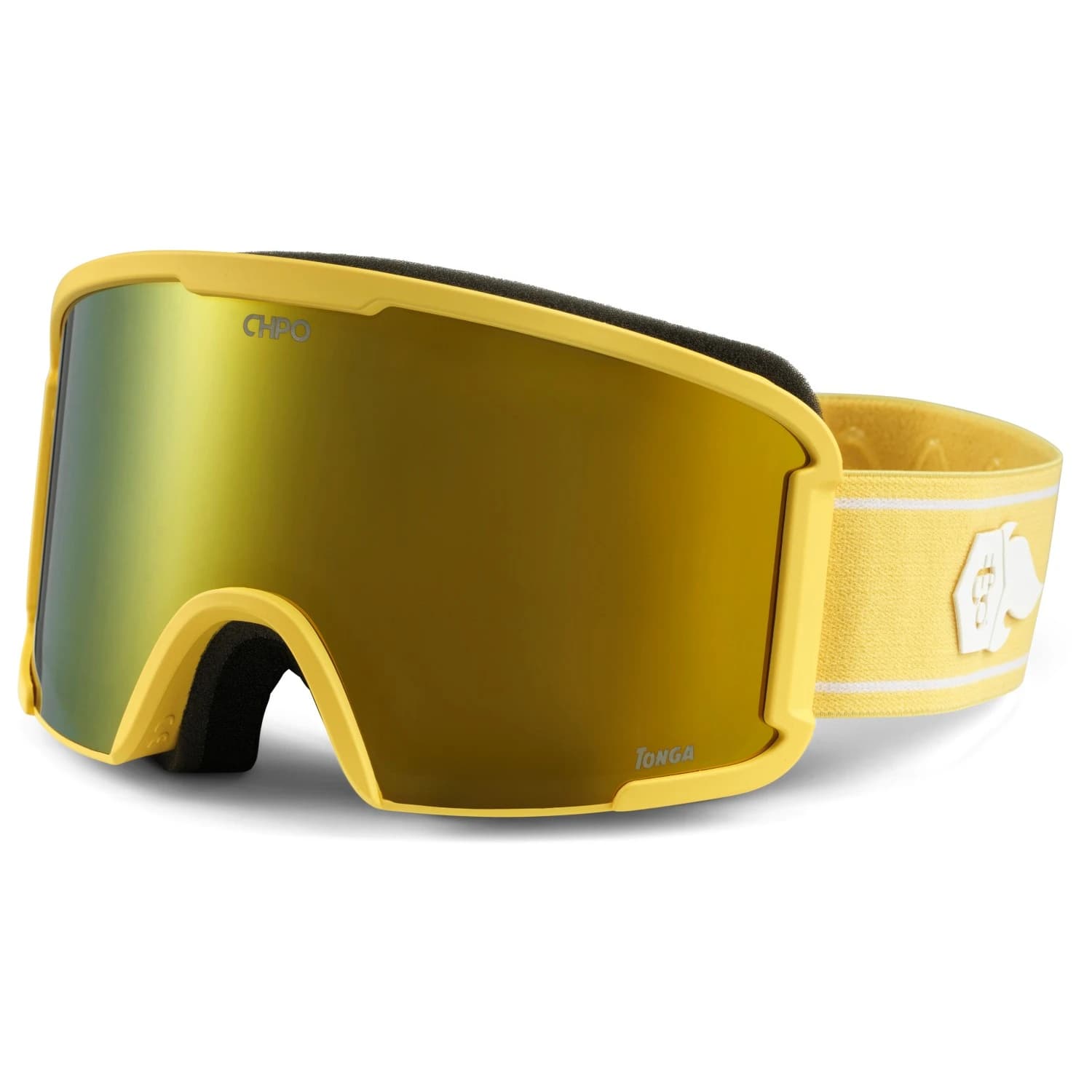Ски маска Chpo Tonga Mirror Cat. 3 VLT 13% + Cat. 1 VLT 51% Ski goggles - Custard / Gold Mirror