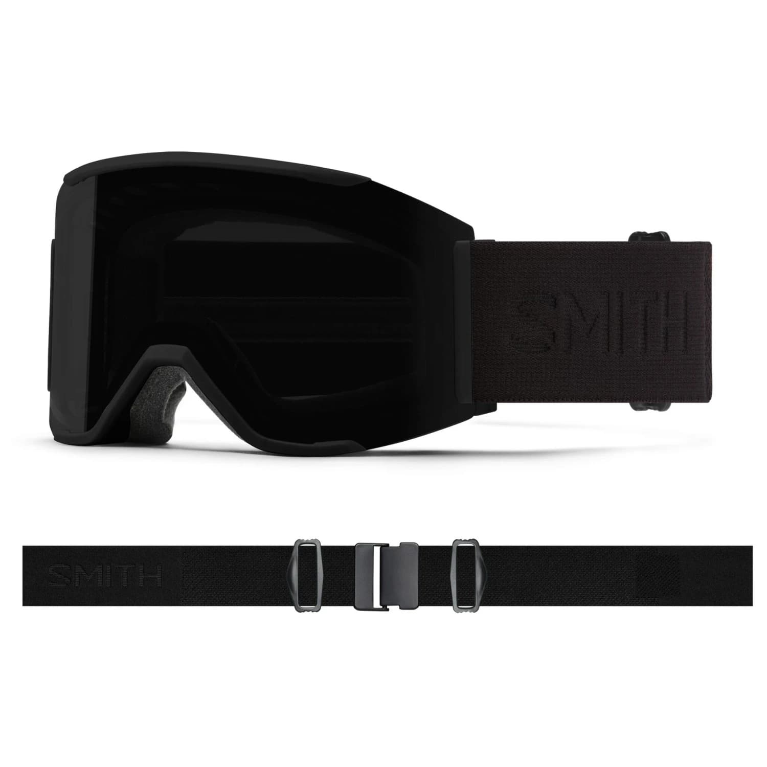Ски маска Smith Squad MAG ChromaPop S3+S1 (VLT 12+55%) Ski goggles - Black / Sun Black + Storm Blue Sensor Mirror
