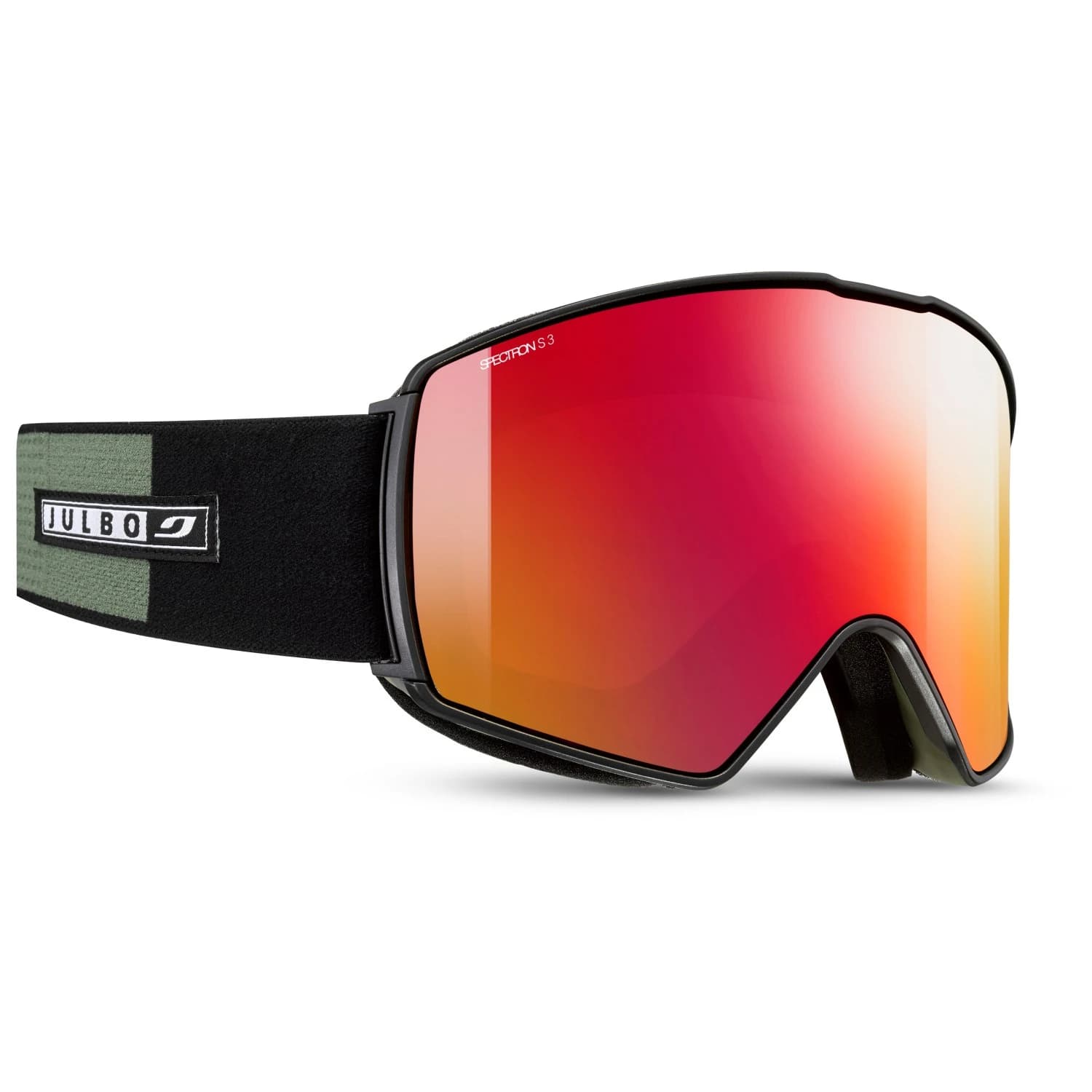 Ски маска Julbo Launcher Spectron S3 (VLT: 13%) Ski goggles - Green / Black / Red