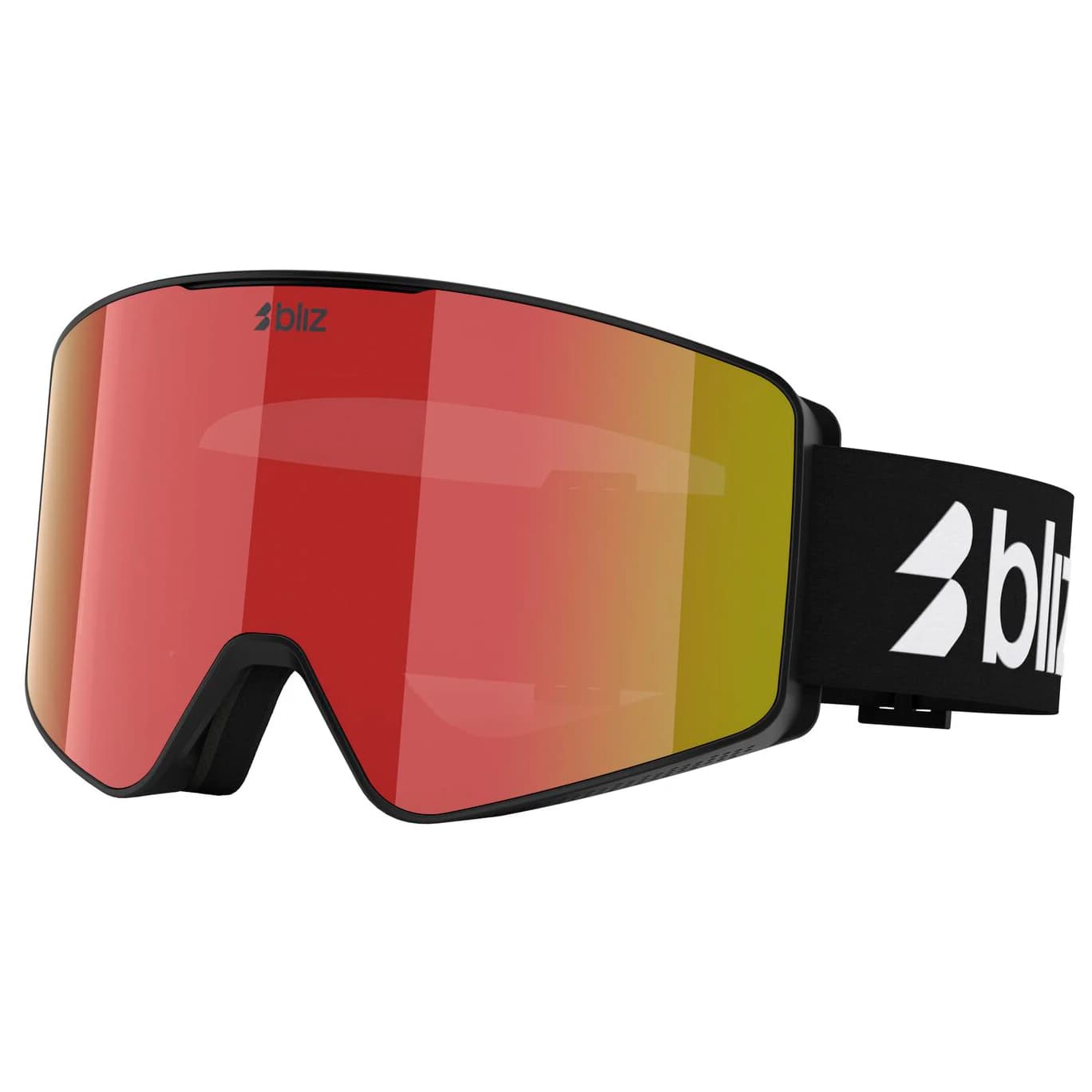 Ски маска Bliz G001 Cat.3 VLT 14% Ski goggles - Matte Black / Brown with Red Multi