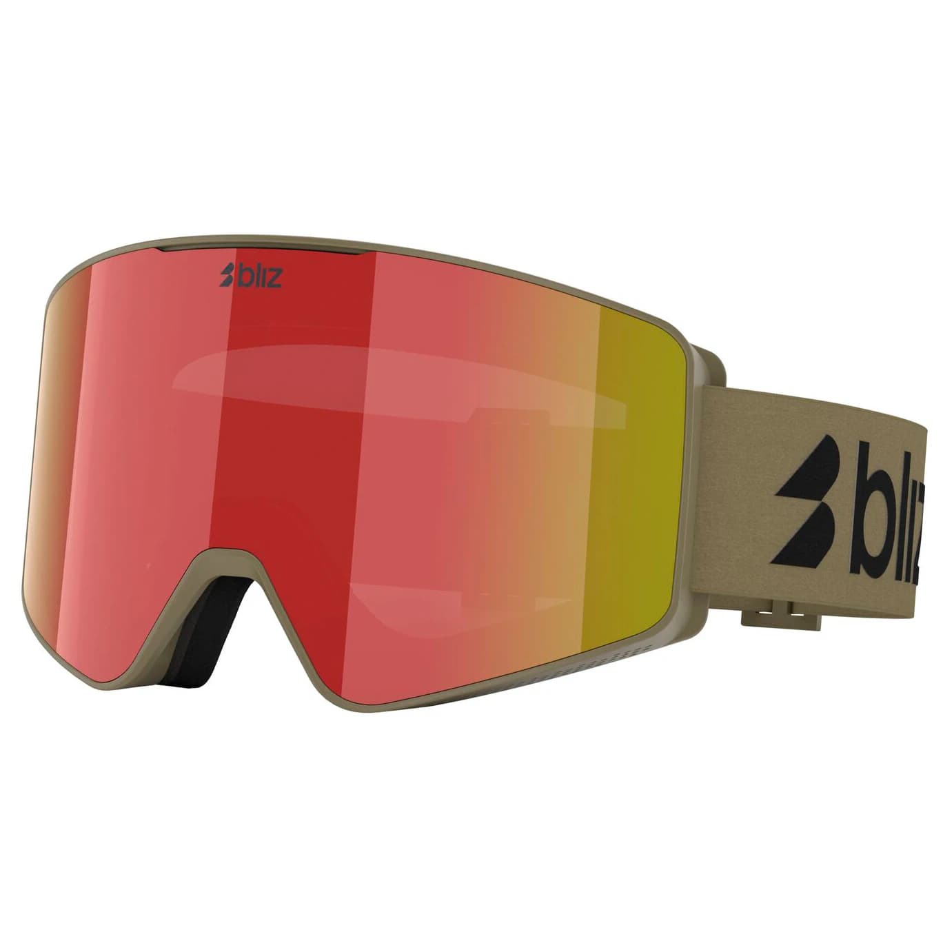 Ски маска Bliz G001 Cat.3 VLT 14% Ski goggles - Matte Camo Green / Brown with Red Multi