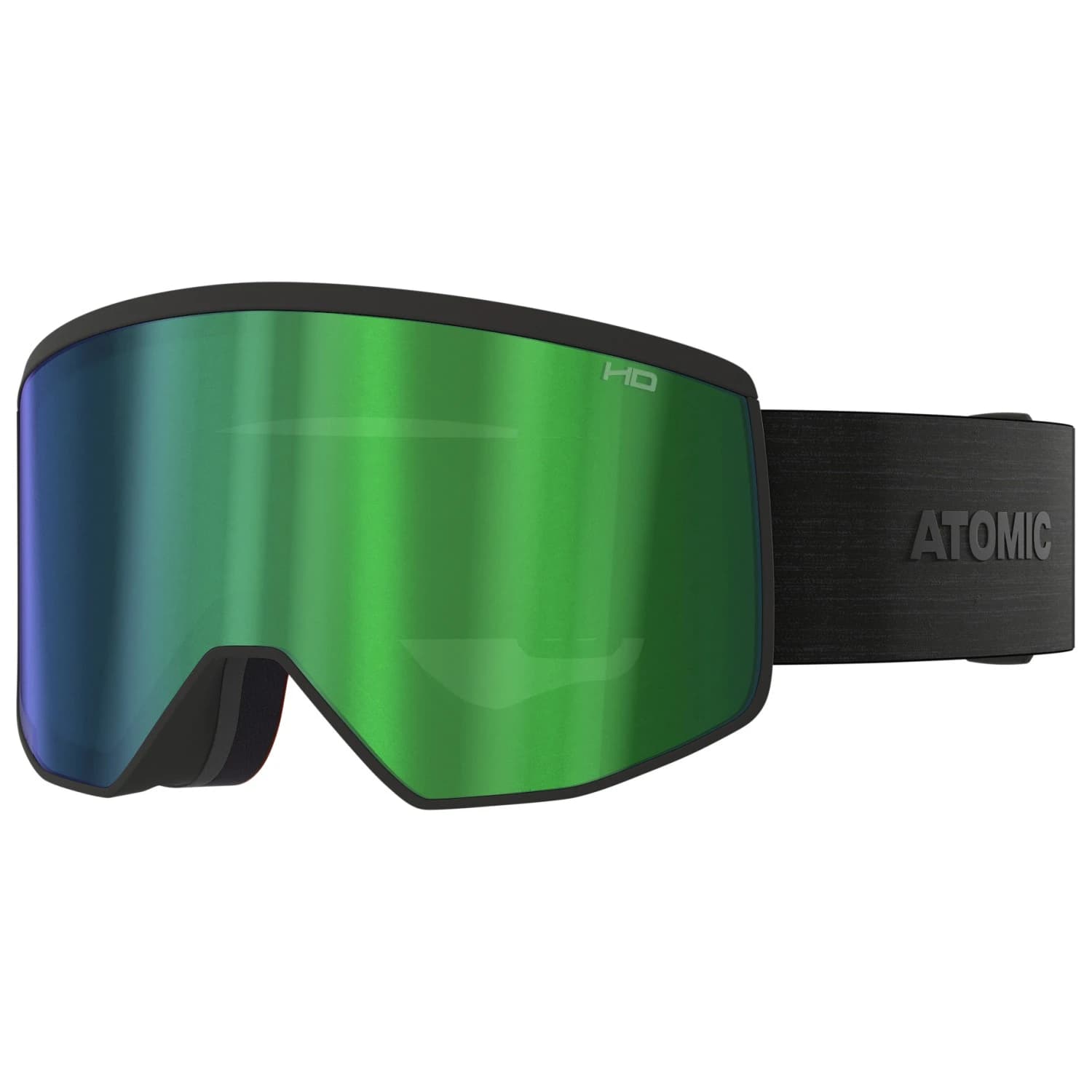 Ски маска Atomic Four Pro L HD S2 Ski goggles - All Black / Green HD