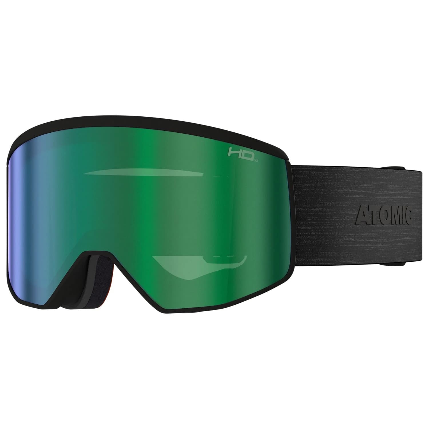 Ски маска Atomic Four Pro M HD S2 Ski goggles - All Black / Green HD