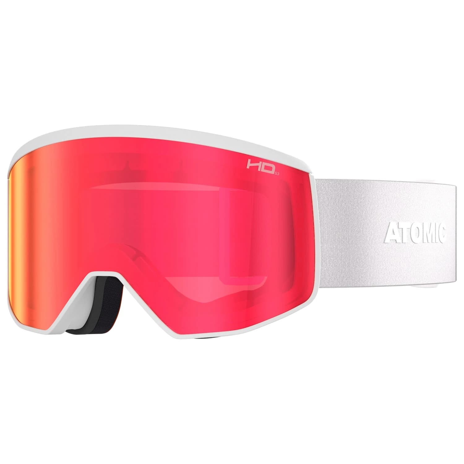 Ски маска Atomic Four Pro M HD S2 Ski goggles - White / Red HD