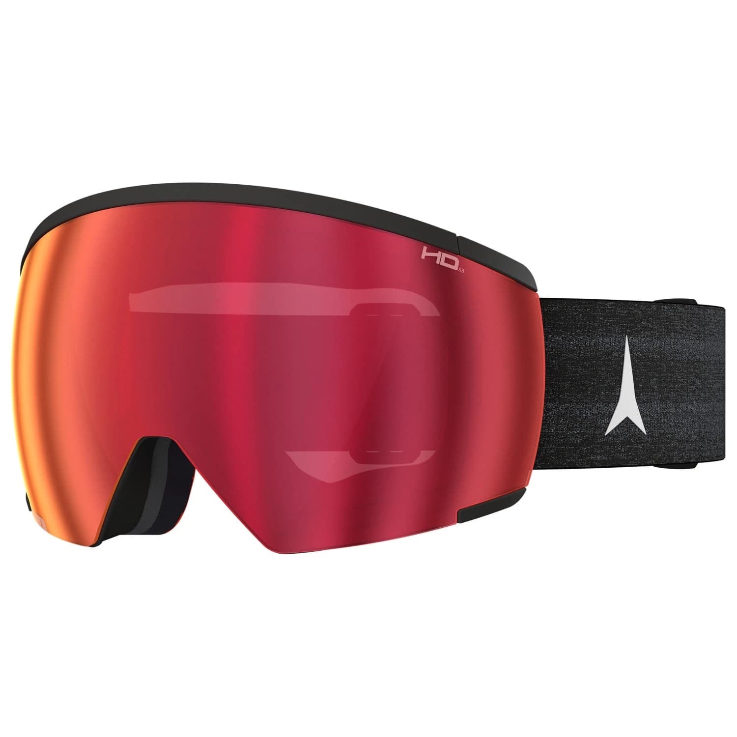 Ски маска Atomic Redster WC L HD S2 + YEL Blue HD + Blue HD + Clear Ski goggles - Black / Red HD
