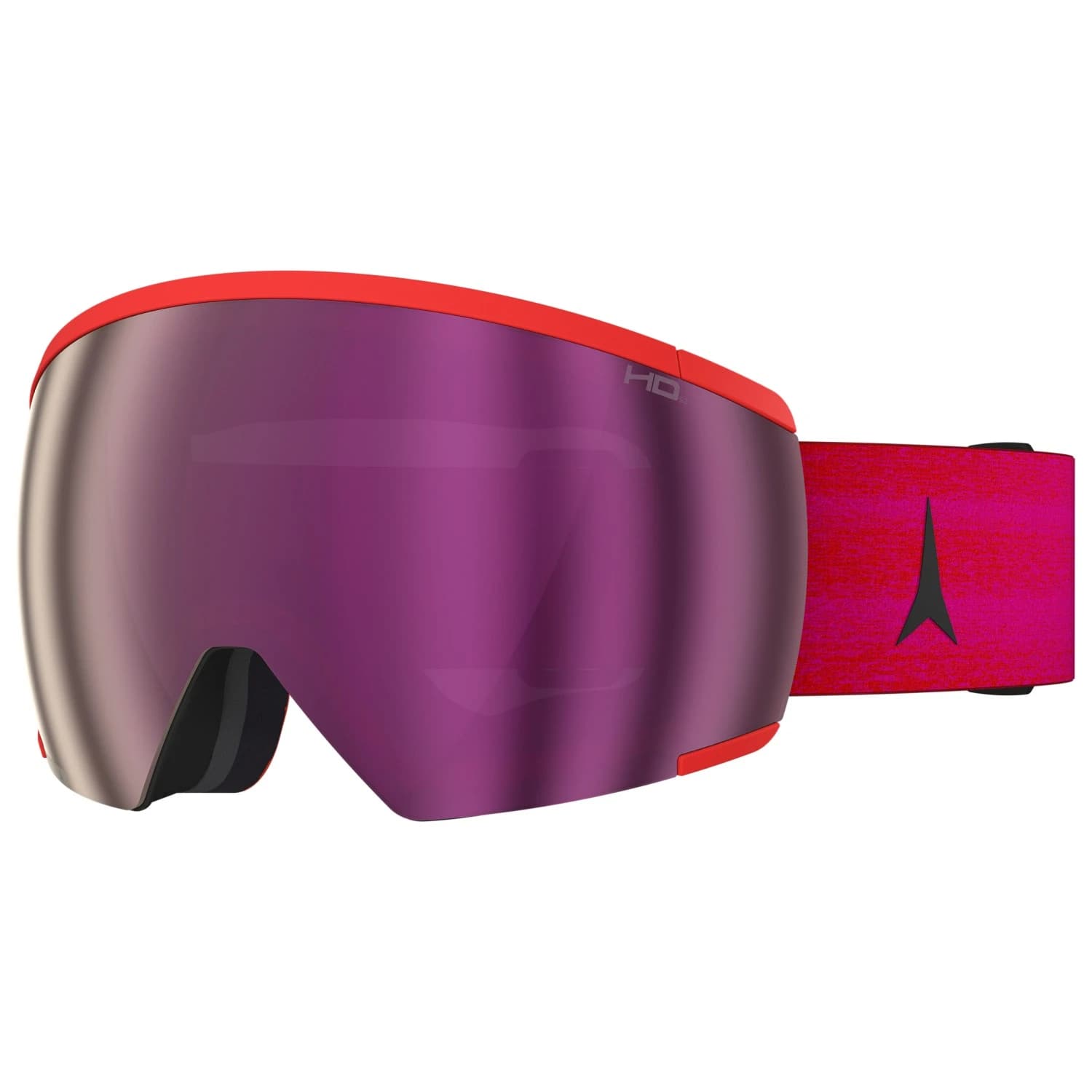 Ски маска Atomic Redster WC L HD S2 + YEL Blue HD + Blue HD + Clear Ski goggles - Red Tension / Pink Copper HD