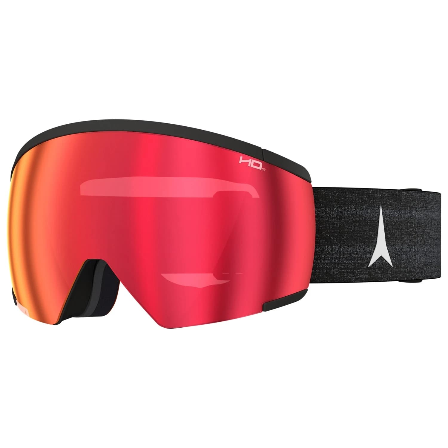 Ски маска Atomic Redster WC M HD S2 + YEL Blue HD + Blue HD + Clear Ski goggles - Black / Red HD