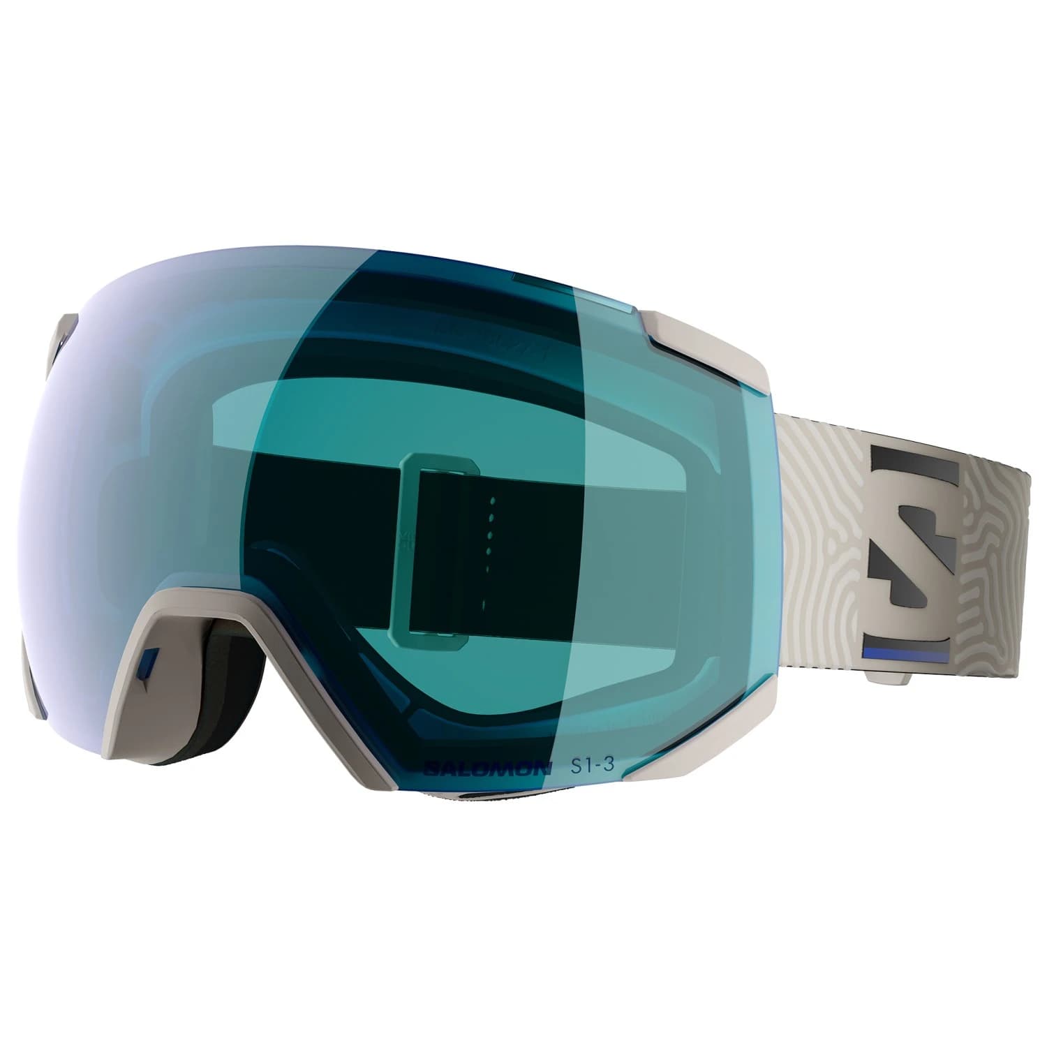 Ски маска Salomon Radium Photochromic Cat. 1-3 VLT 10-58% Ski goggles - Rainy Day