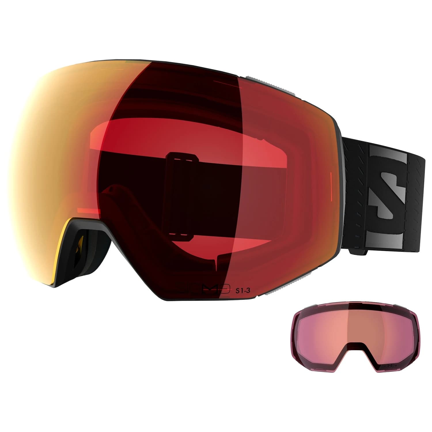 Ски маска Salomon Radium Prime Sigma Photo C1-3 (13-55%) + C1 (52%) Ski goggles - Black