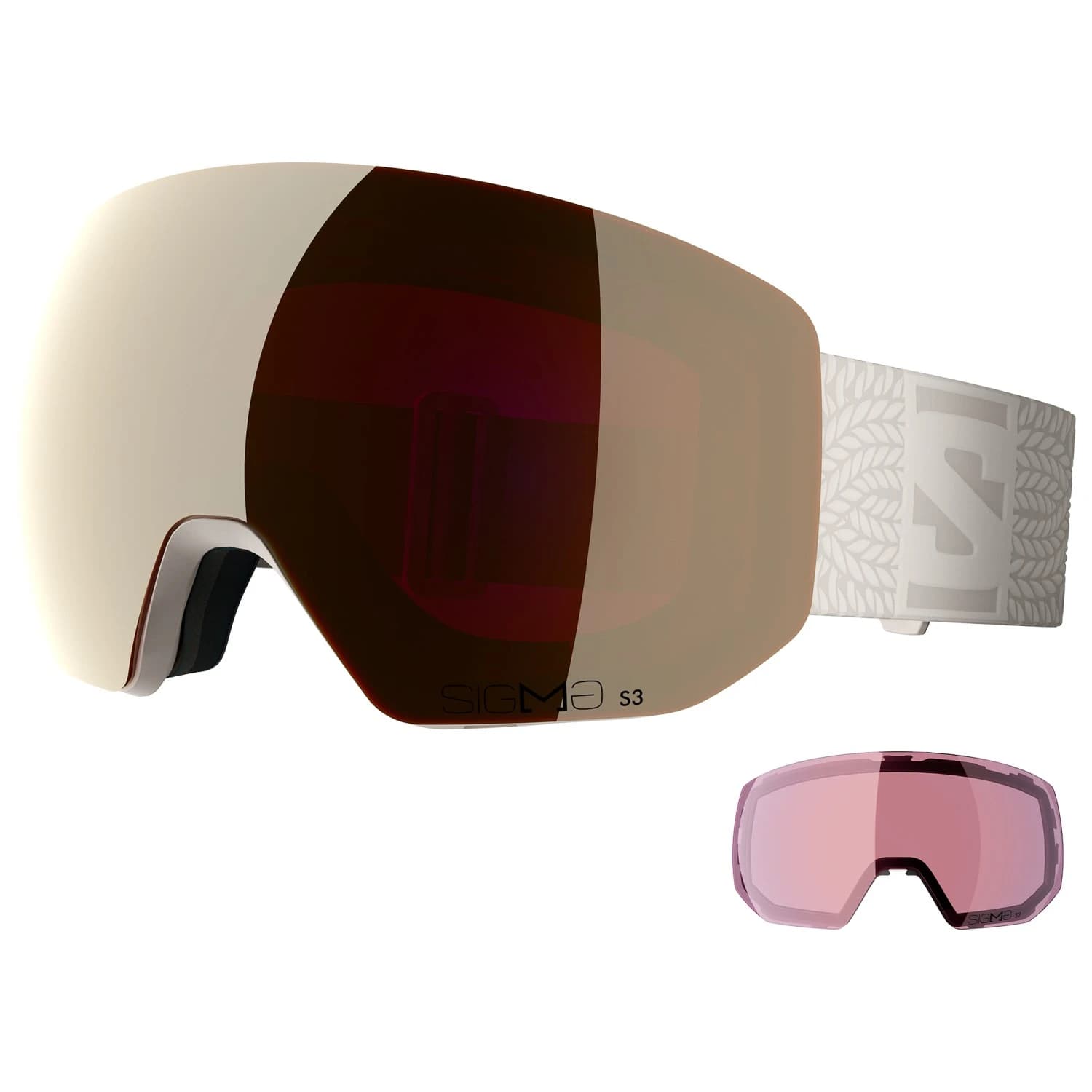 Ски маска Salomon Radium Pro S Sigma Cat 3 VLT 11% + Cat 2 VLT 35% Ski goggles - Rainy Day