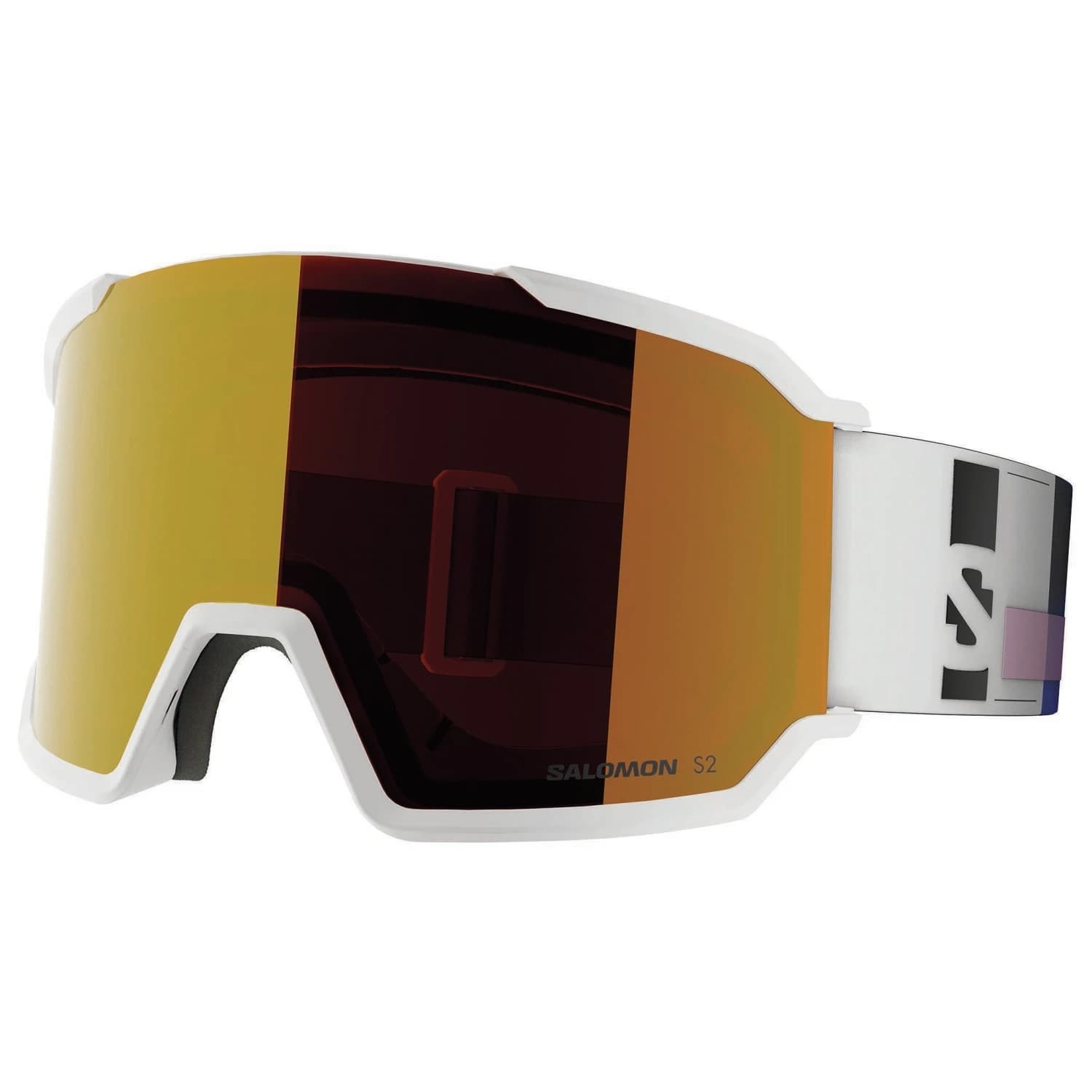 Ски маска Salomon S/View 3 ML Cat. 2 VLT 30% Ski goggles - White / Mid Red