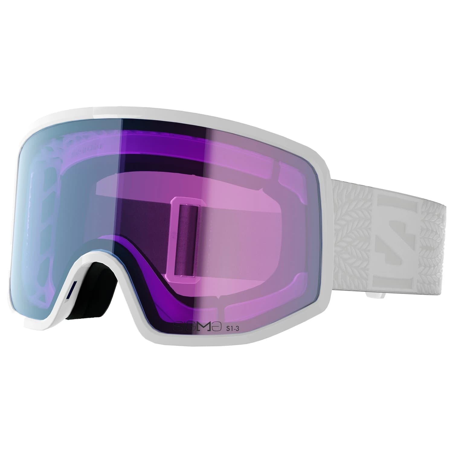 Ски маска Salomon Sentry Pro S Sigma Photo Cat. 1-3 VLT 14-49% Ski goggles - White