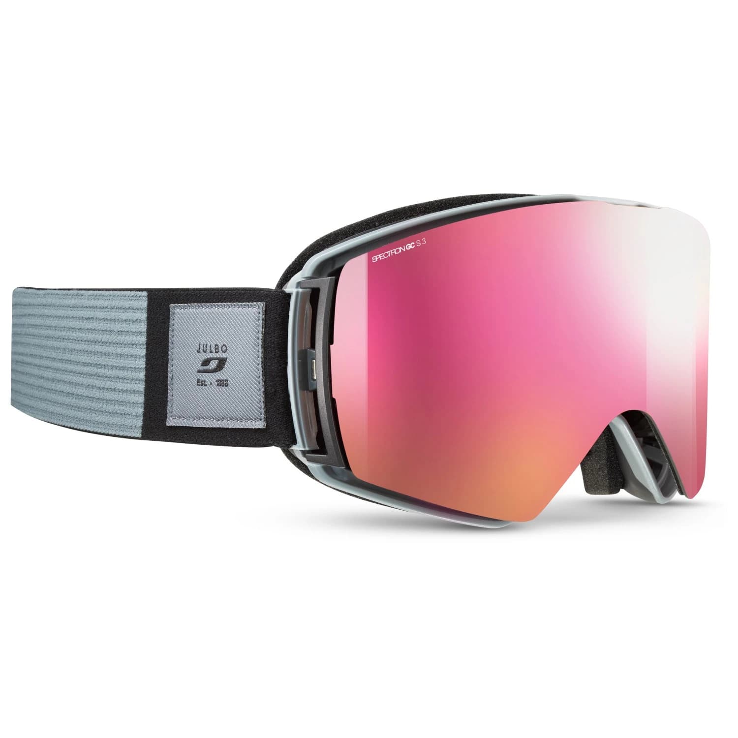 Ски маска Julbo Launcher Spectron GC S3 (VLT 15%) Ski goggles - Grey / Black / Vermilion