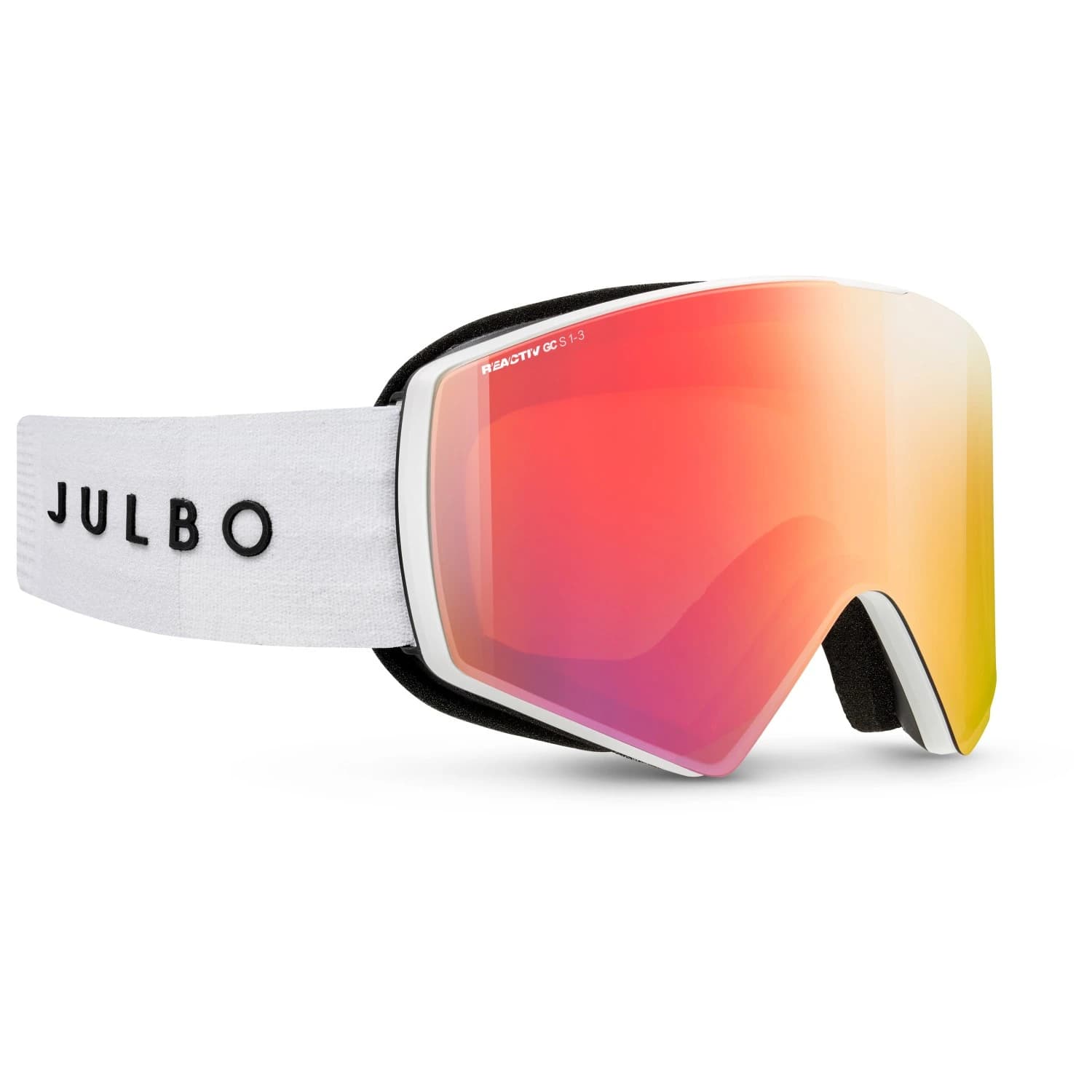Ски маска Julbo Razor Edge Reactiv GC S1-3 (VLT 12-55%) Ski goggles - White / Black / Vermilion