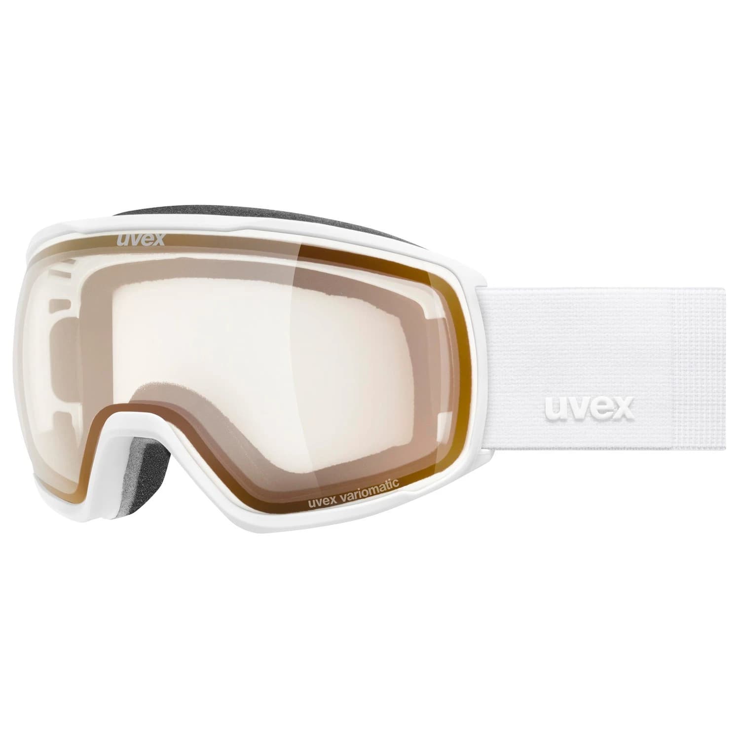Ски маска Uvex Victorious Pro V S0-4 (VLT 7-81%) Ski goggles - White Matt / Vario Red Mirror
