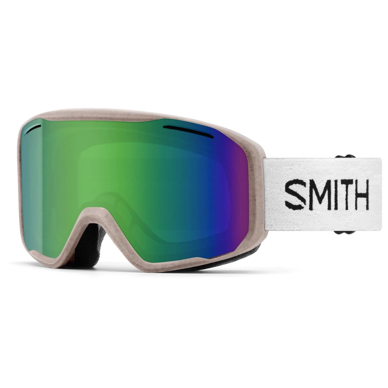 Ски маска Smith Blazer Mirror S3 Ski goggles - Raw ReNU Undyed / Green SolX Mirror