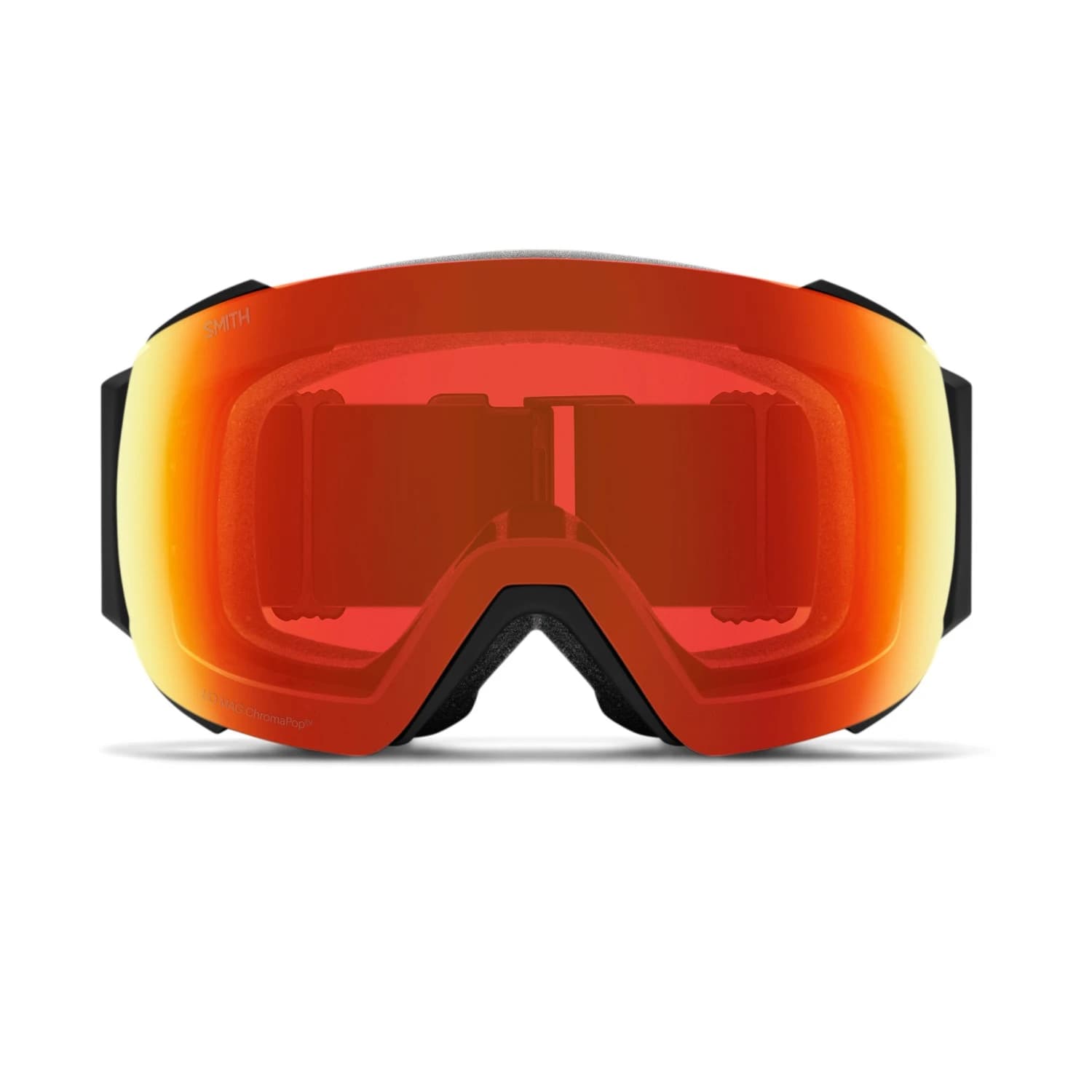Ски маска Smith I/O Mag ChromaPop Mirror S2 + S1 Ski goggles - Black / Everyday Red Mirror + Storm Yellow Flash