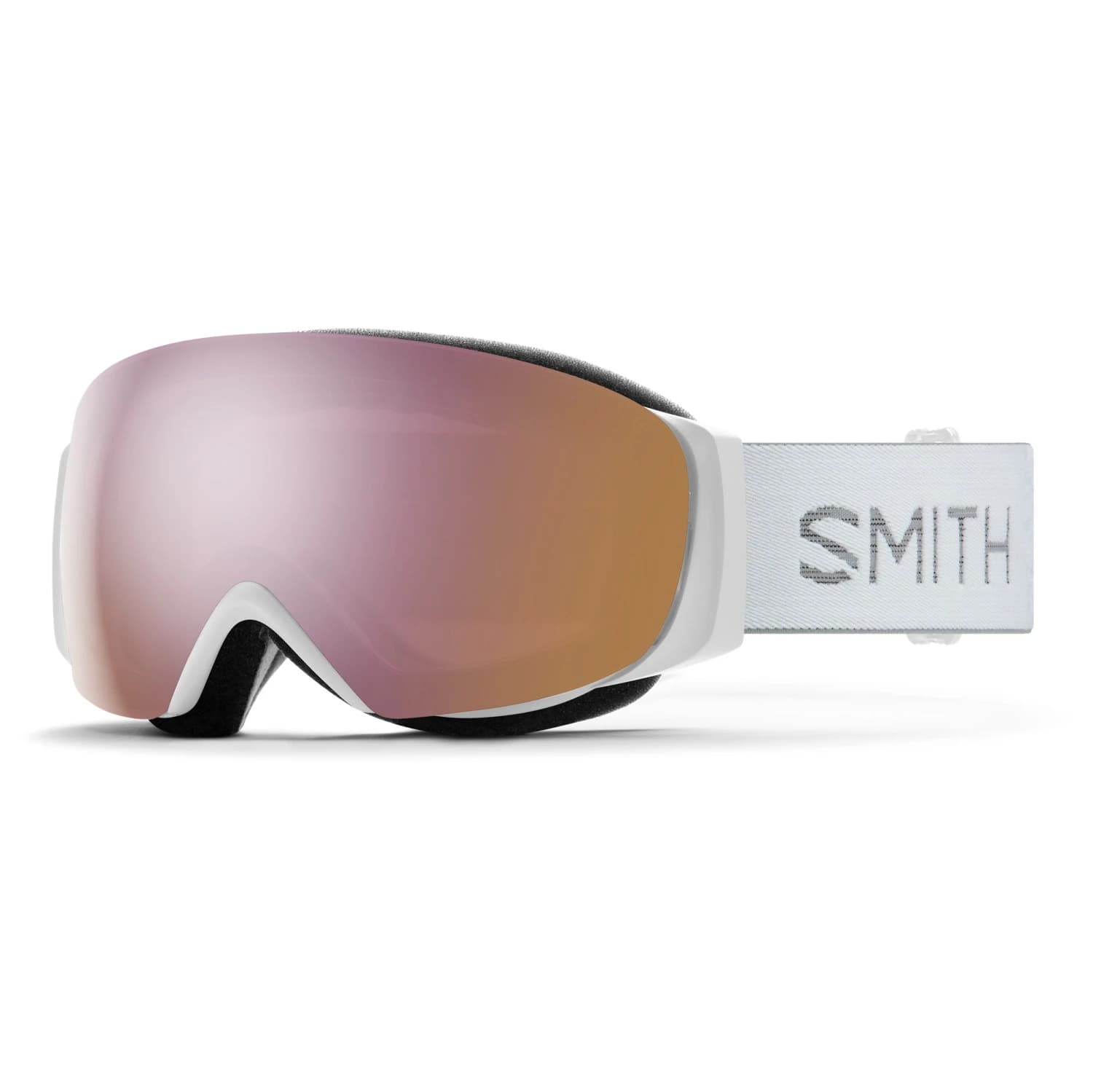 Ски маска Smith I/O Mag S ChromaPop Mirror S2 + S1 Ski goggles - White Chunky Knit / Everyday Rose Gold Mirror + Rose