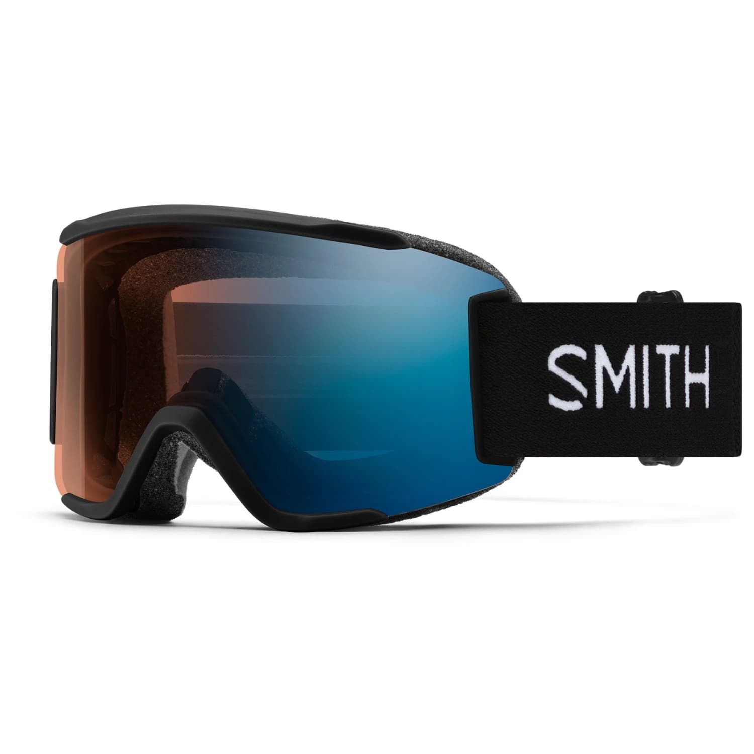 Ски маска Smith Squad S ChromaPop Photochromic Mirror S1-3 Ski goggles - Black / Pro Photochromic Blue Mirror
