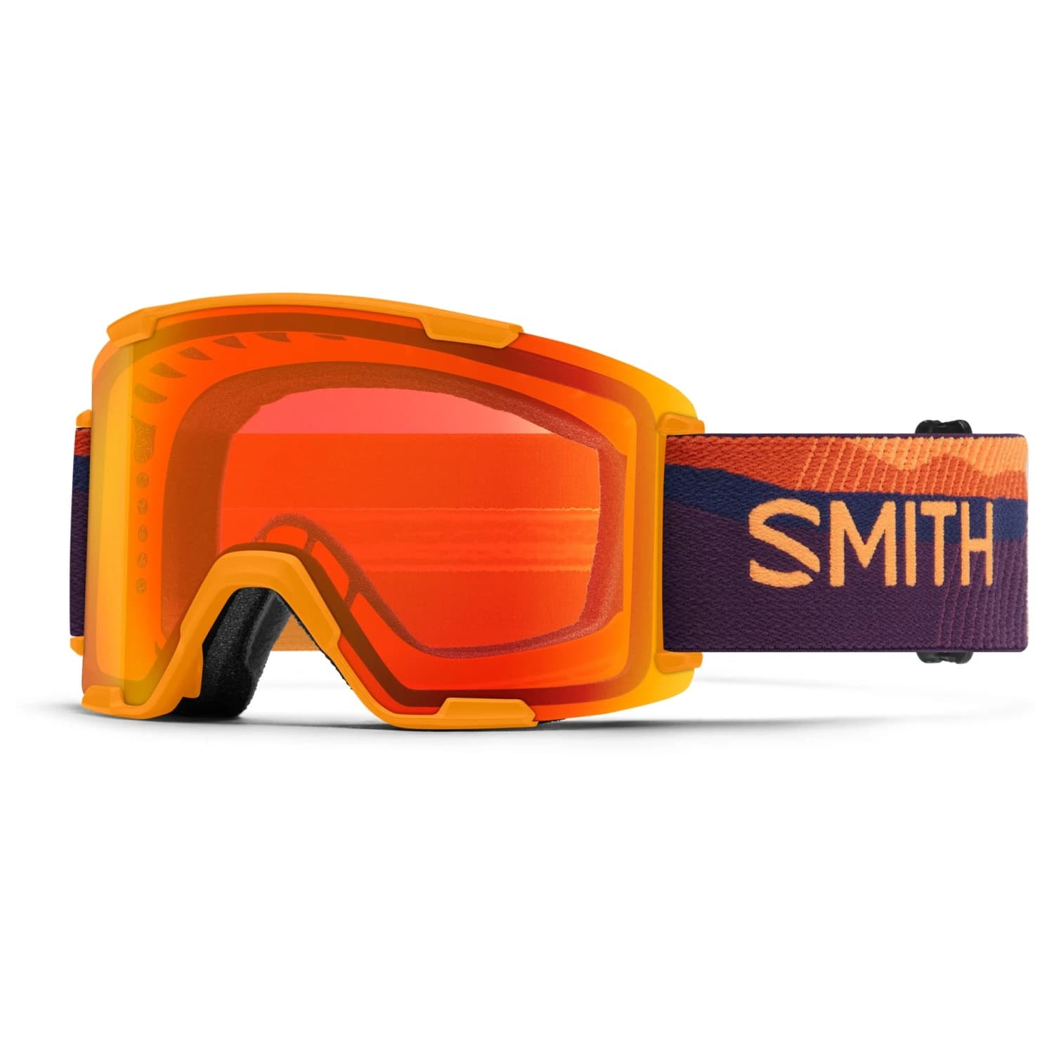 Ски маска Smith Stash XL Mirror S2 + Storm Yellow Flash S1 Ski goggles - Electric Orange Sunrise / CP Everyday Red Mirror