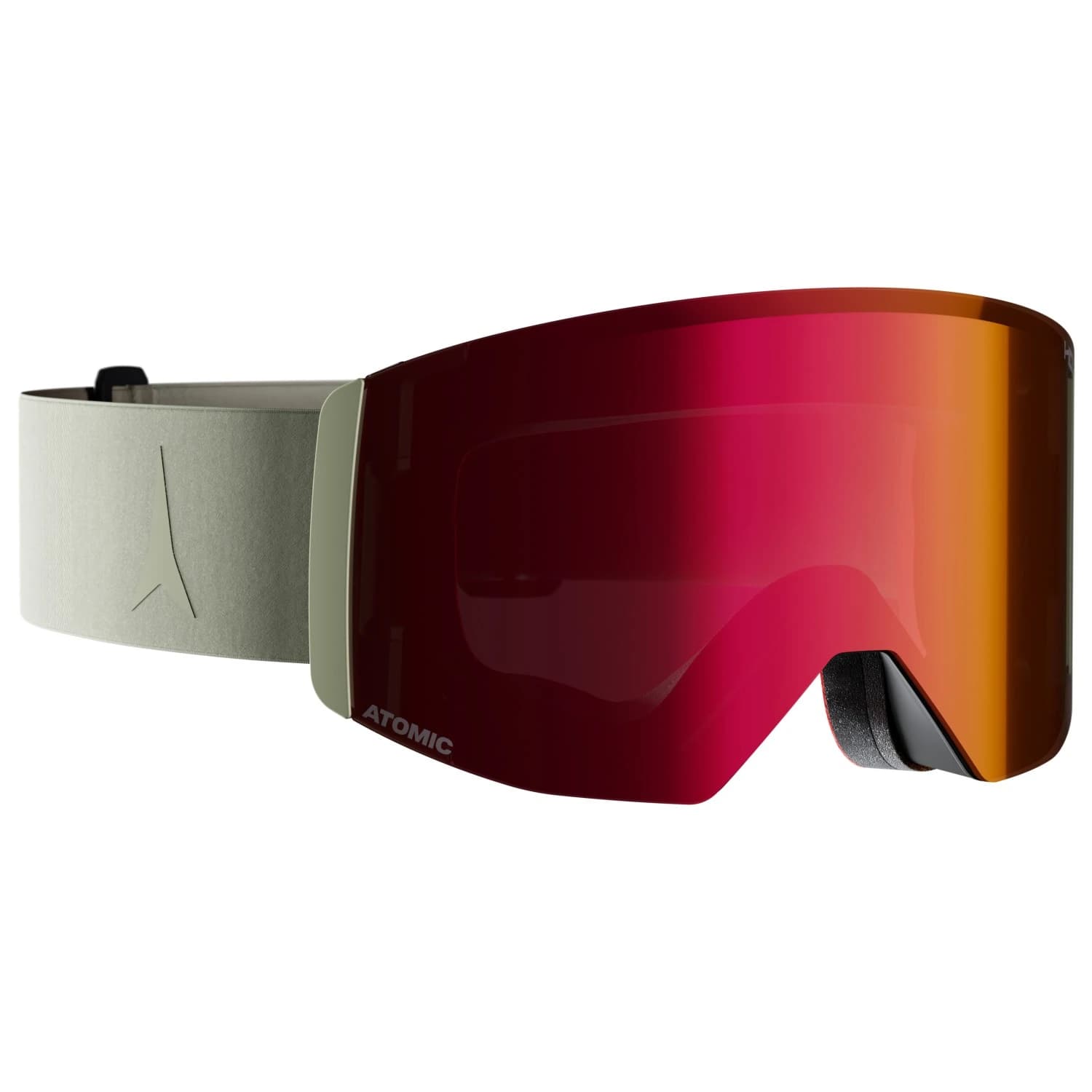 Ски маска Atomic Four Q M HD S2 + Yellow Blue HD Lens Ski goggles - Celadon / Red HD