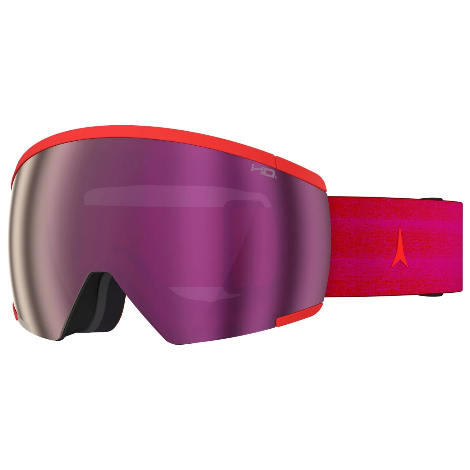 Ски маска Atomic Redster M HD S2 Ski goggles - Red Tension / Pink Copper HD
