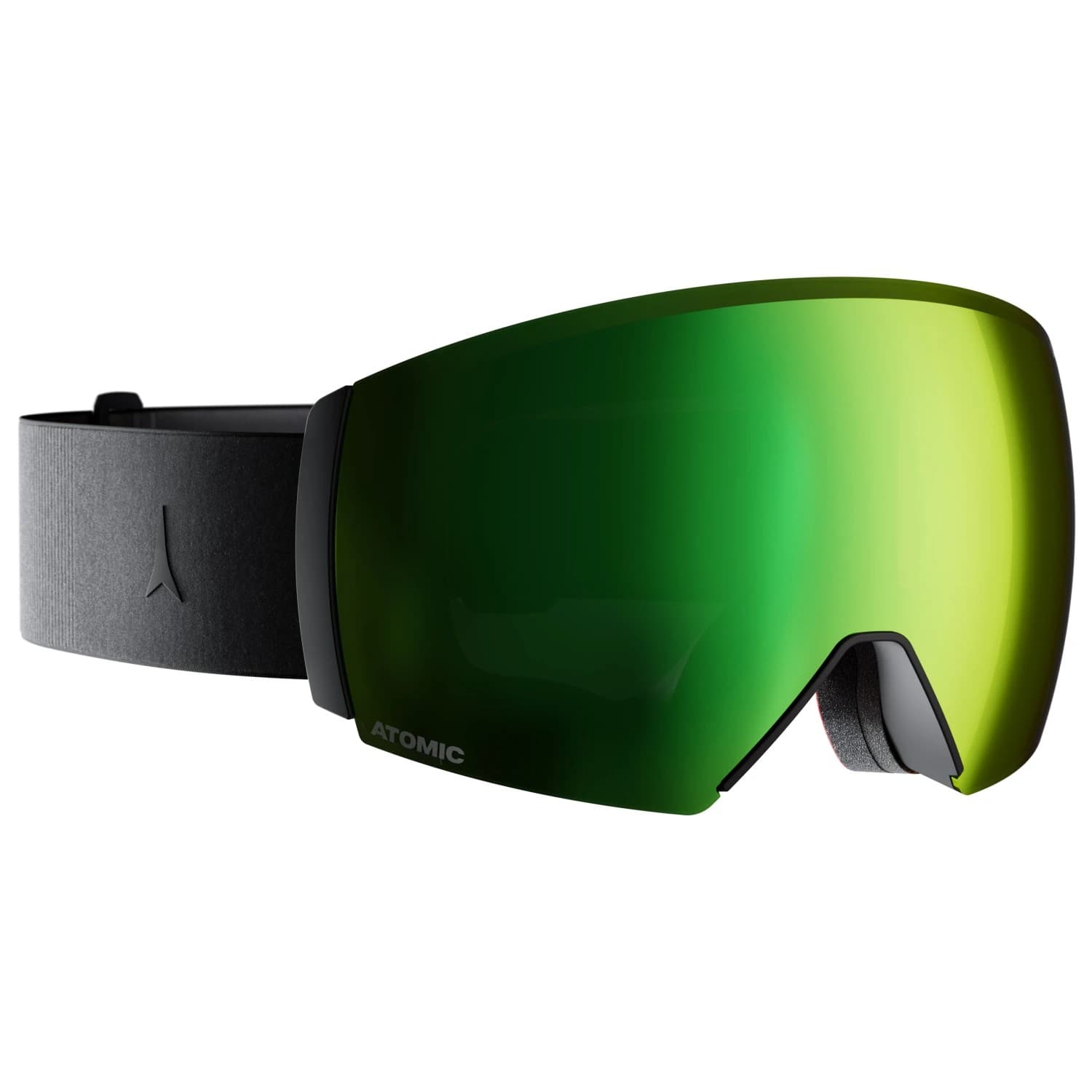 Ски маска Atomic Revent Q M HD Photochromic S1-3 + Clear Lens Ski goggles - Black / Green Gold HD Photo