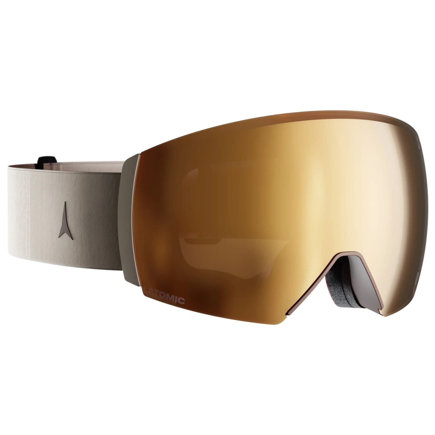 Ски маска Atomic Revent Q M HD Photochromic S1-3 + Clear Lens Ski goggles - Sand / Amber Gold HD Photo